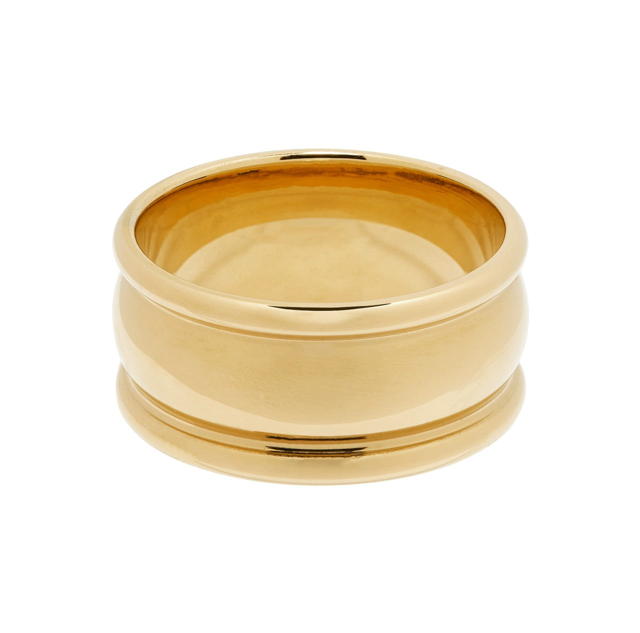 Ballinger Women's Gold Chunky Barrel Ring