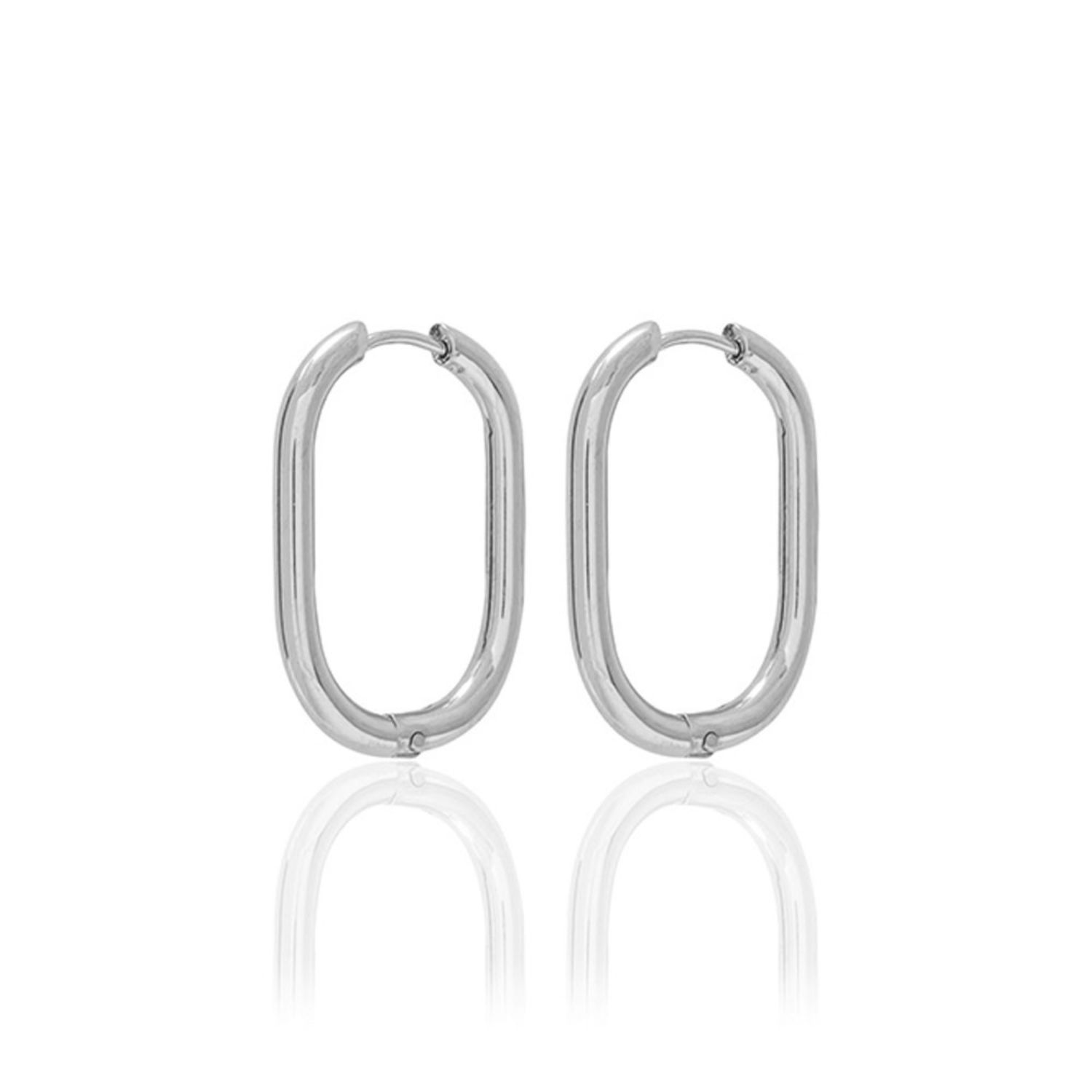 A Weathered Penny Women's Silver Asha Hoops