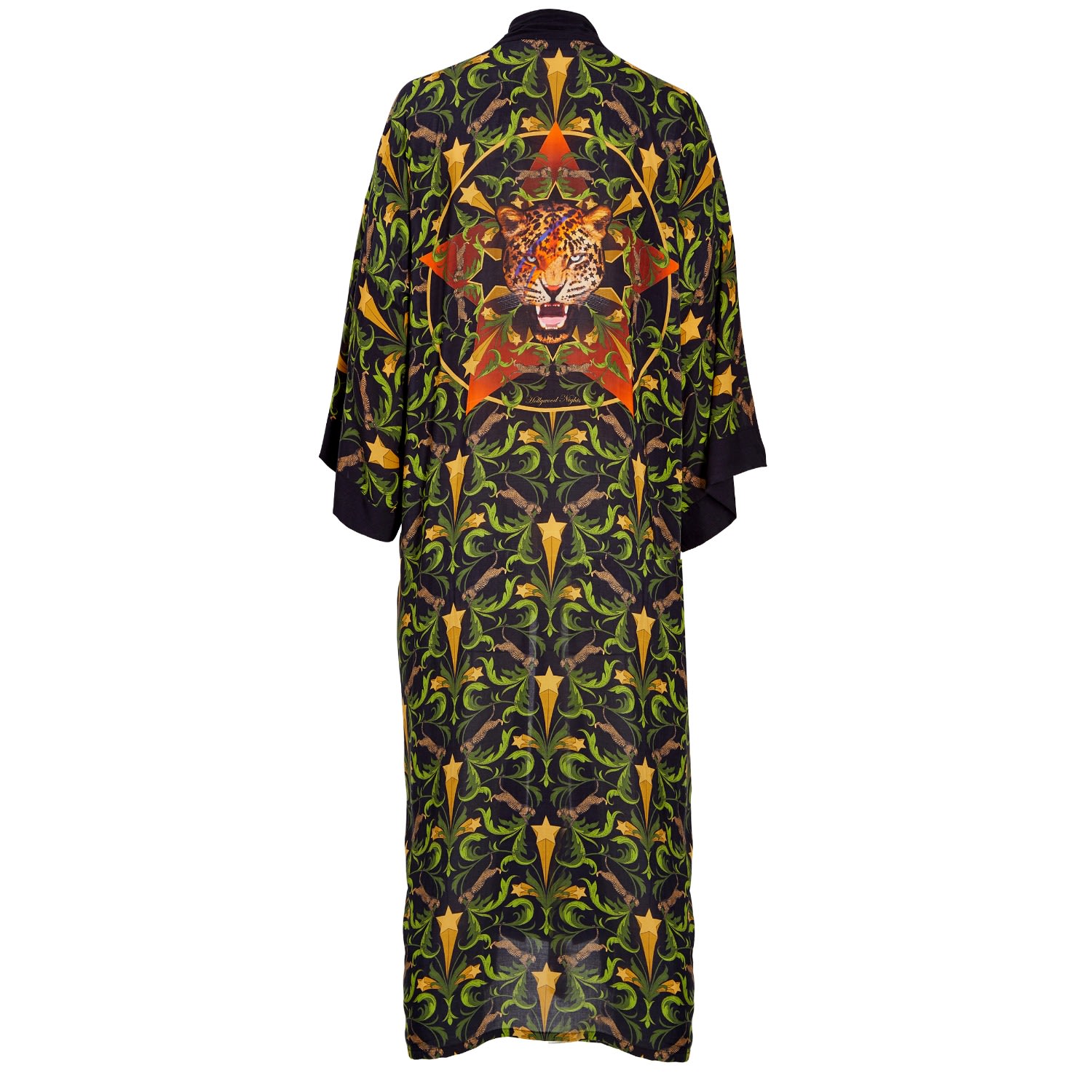 Women's Black Hollywood Night Kimono | L/Xl | Henelle