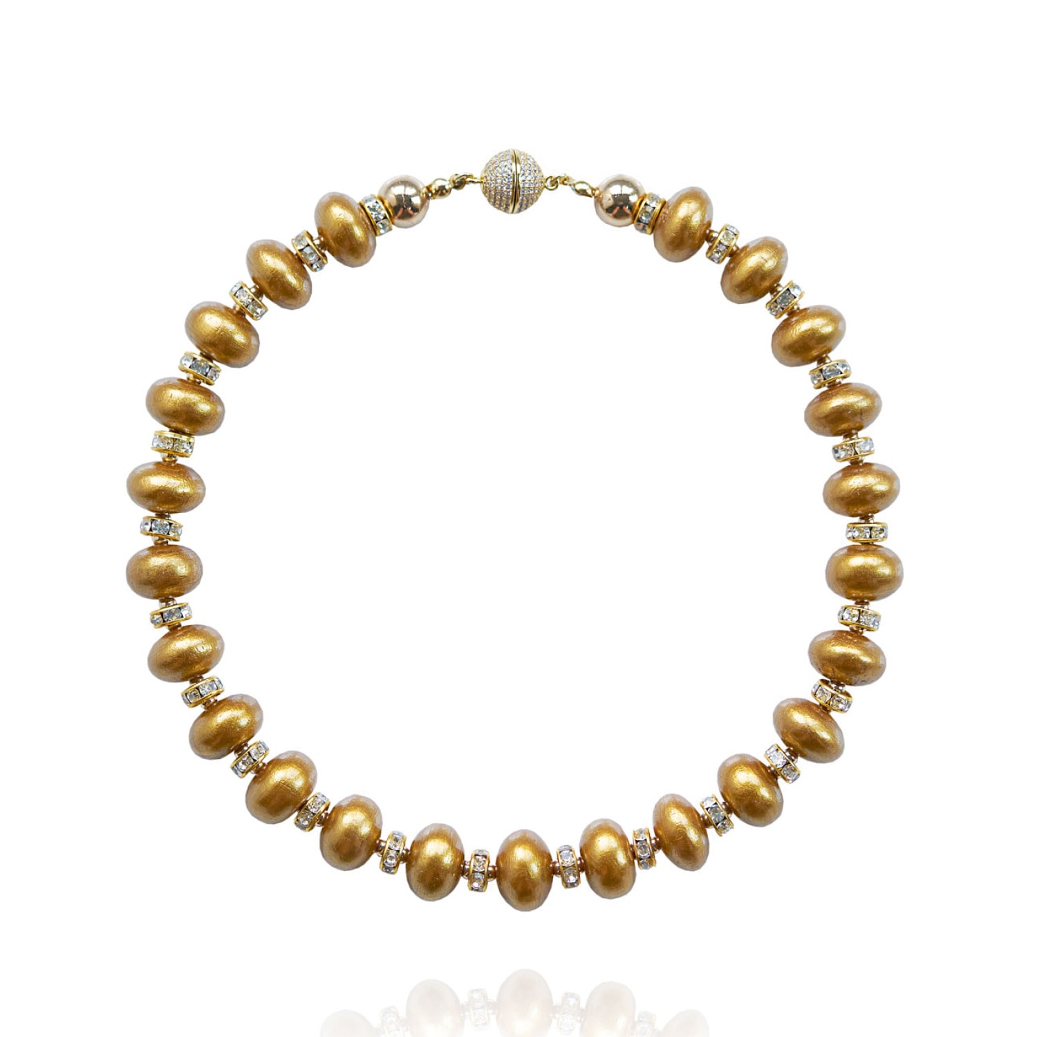 Saule Label Women's Yellow / Orange / Gold Mika Necklace In Golden Saffron