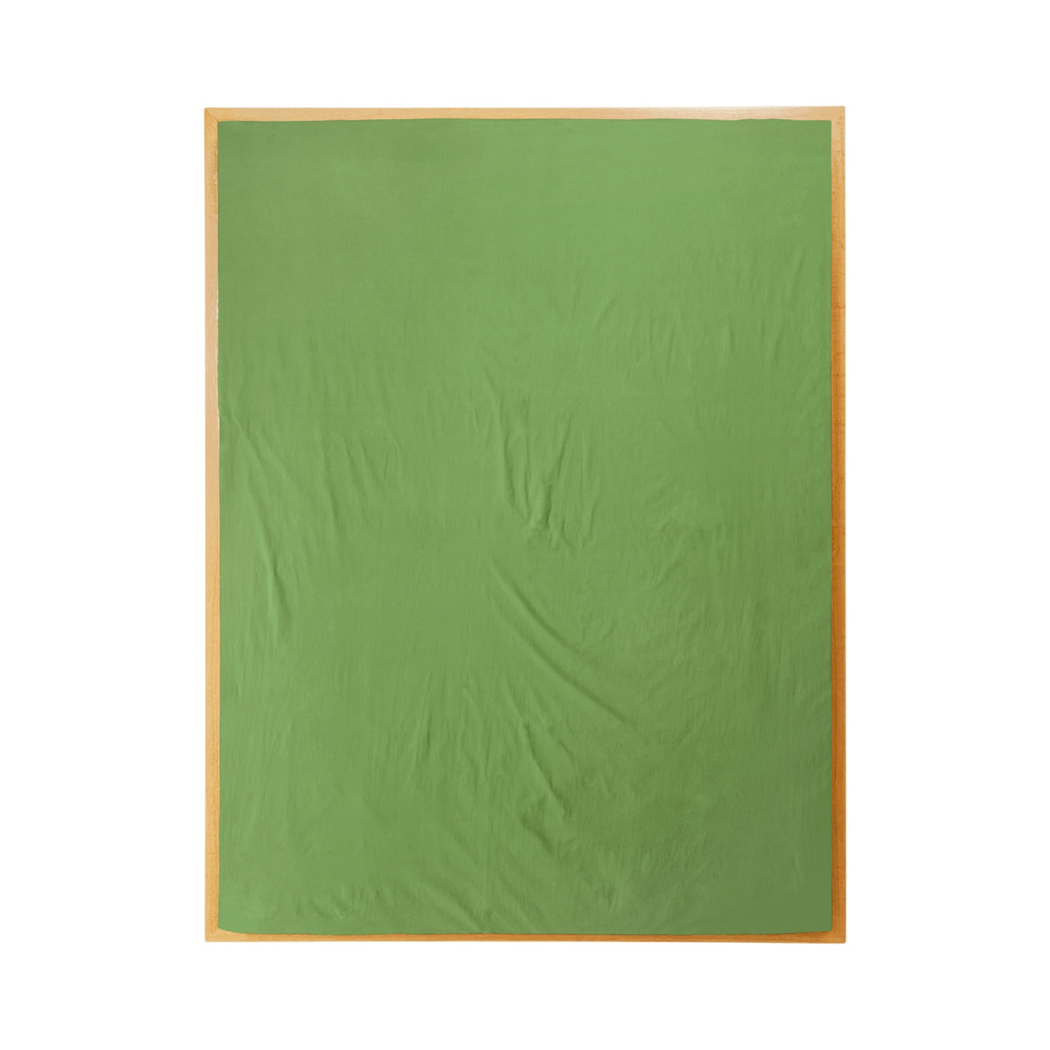 Sutram Green Single Fitted Sheet In Apple In Green