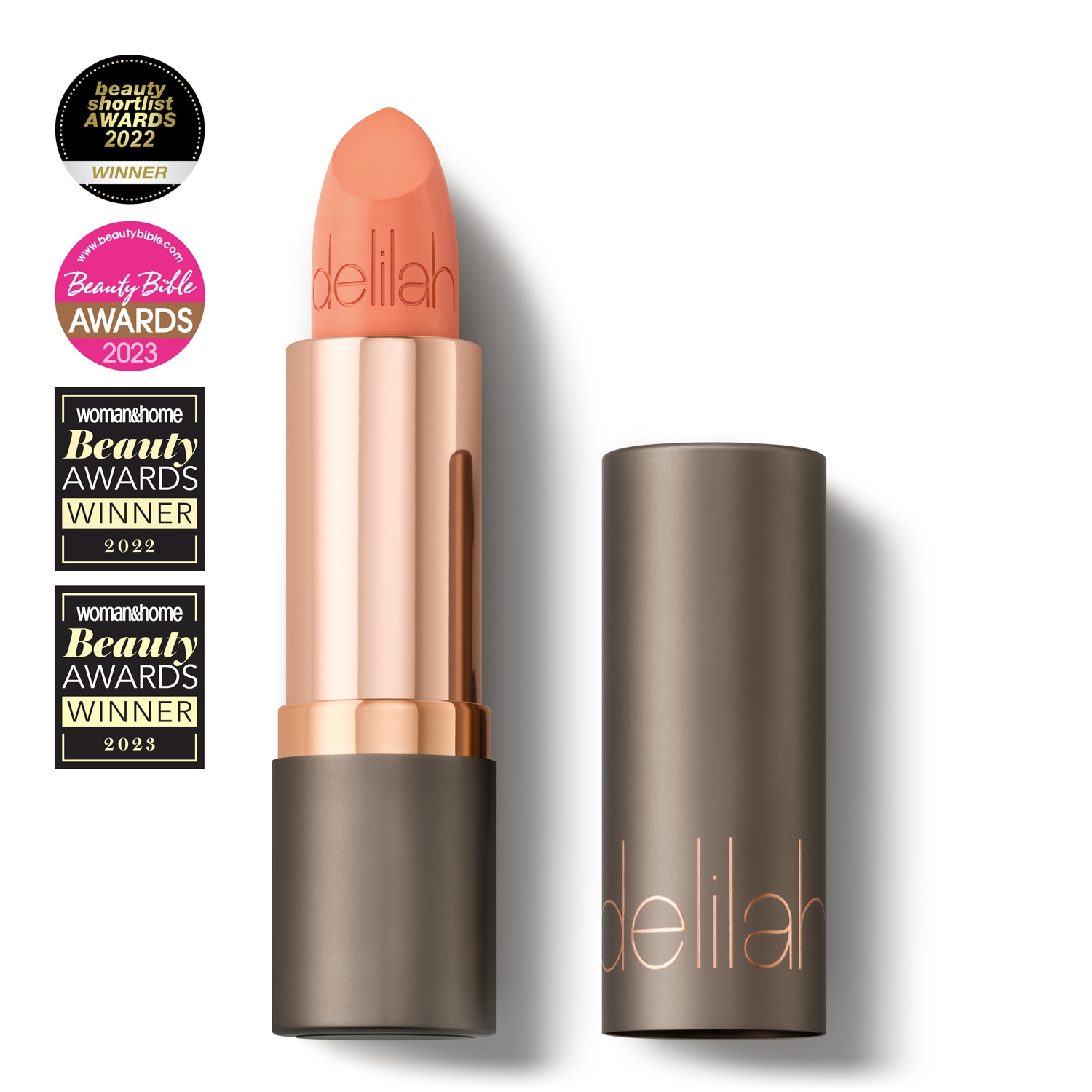 Delilah Red / Brown Colour Intense Cream Lipstick - Foxy In Red/brown