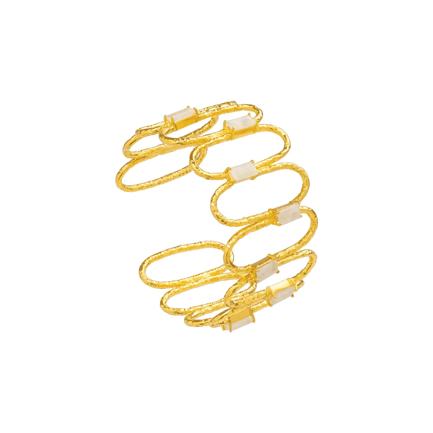 Women’s Gold / White Golden Rinaldi Bracelet Lavani Jewels