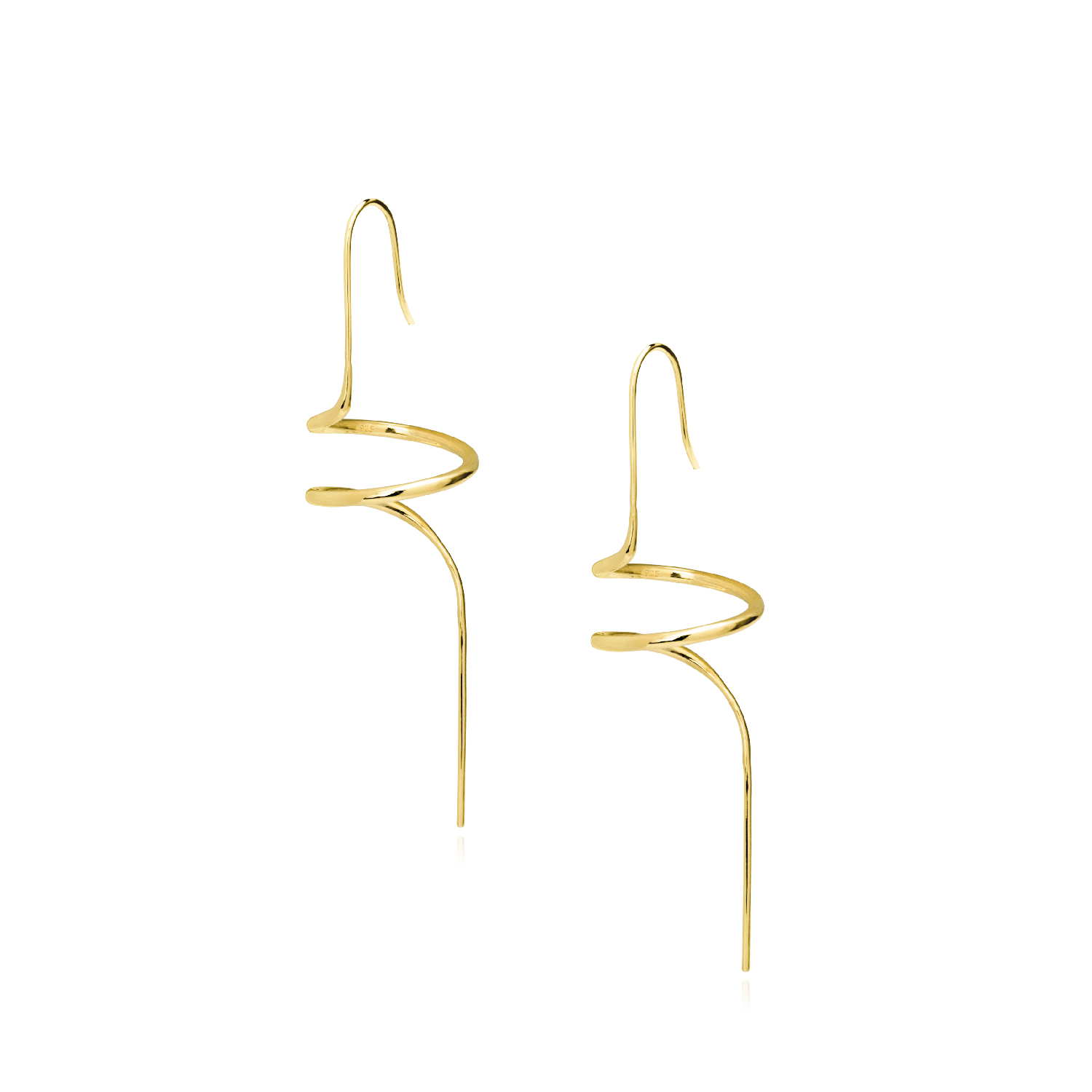 Alura Copenhagen Jewellery Women's Grace - Spiral Plain Gold In Gold