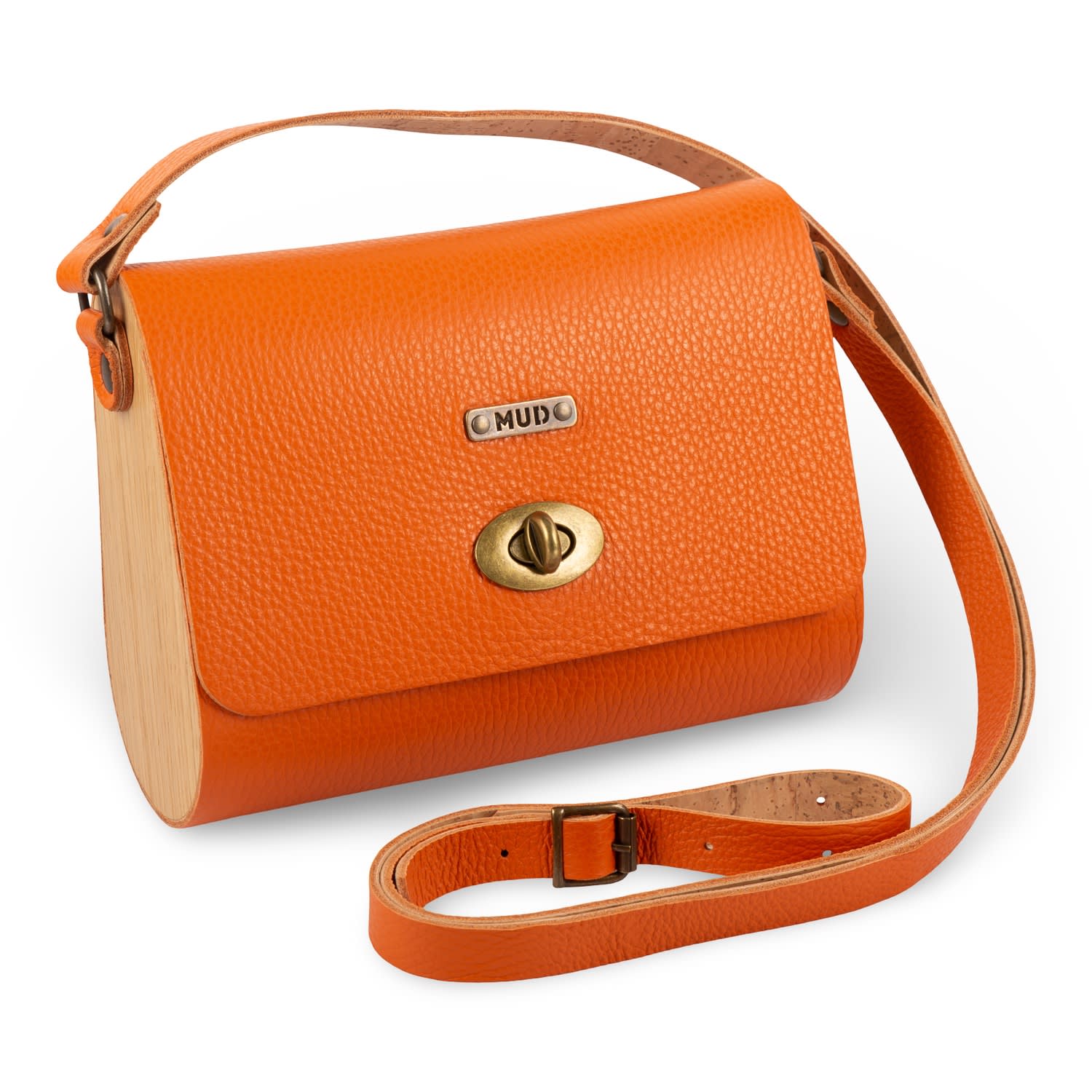 Mud - Manufacture Under Design Women's Mini Pear Bag - Orange In Orange