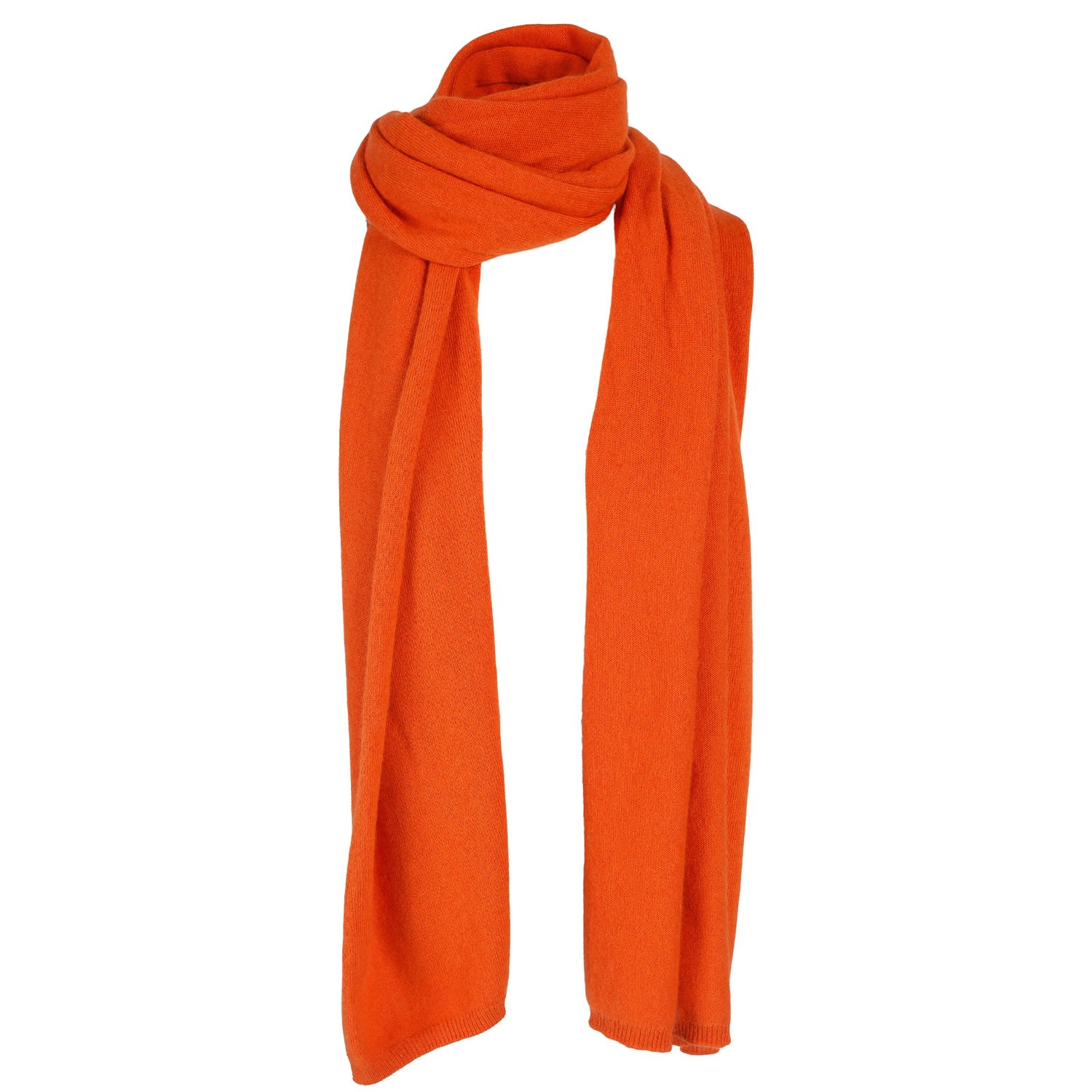 Women’s Yellow / Orange "Alfie" Large Cashmere Scarf - Orange One Size Tirillm