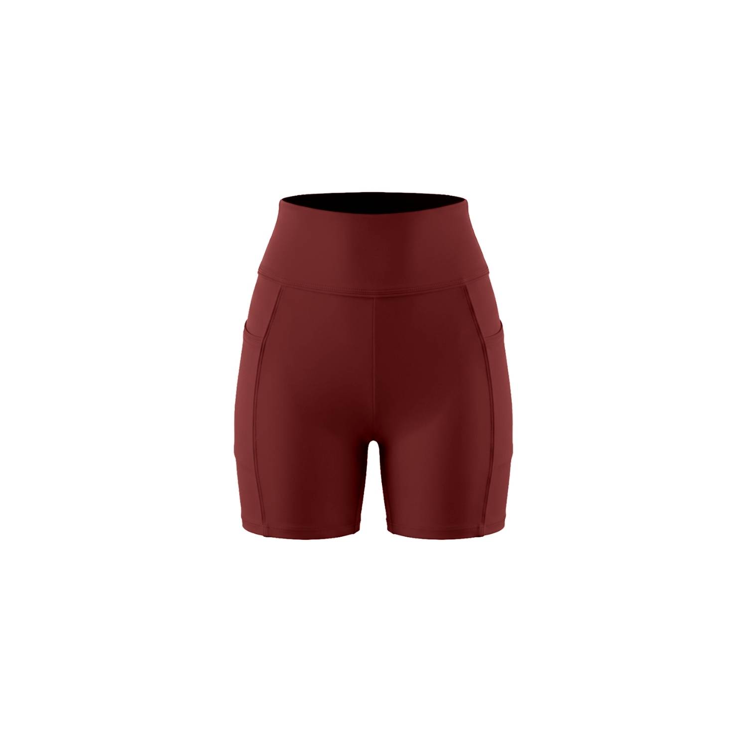 Be Athletica Women's Red / Purple Be One Eighty Cycling Shorts - Bordeaux In Multi