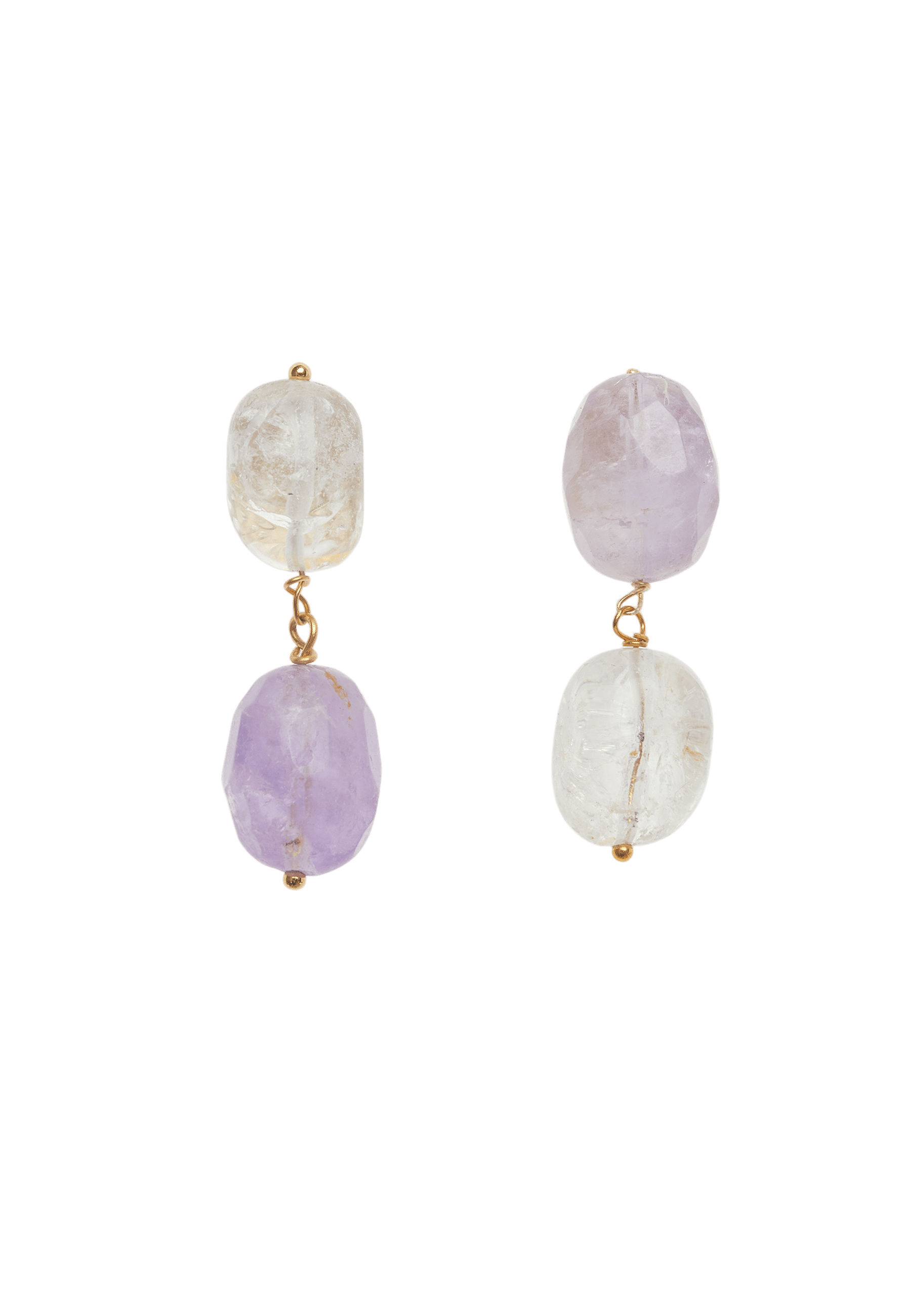Lavani Jewels Women's Purple / White Elva Purple Earrings In Purple