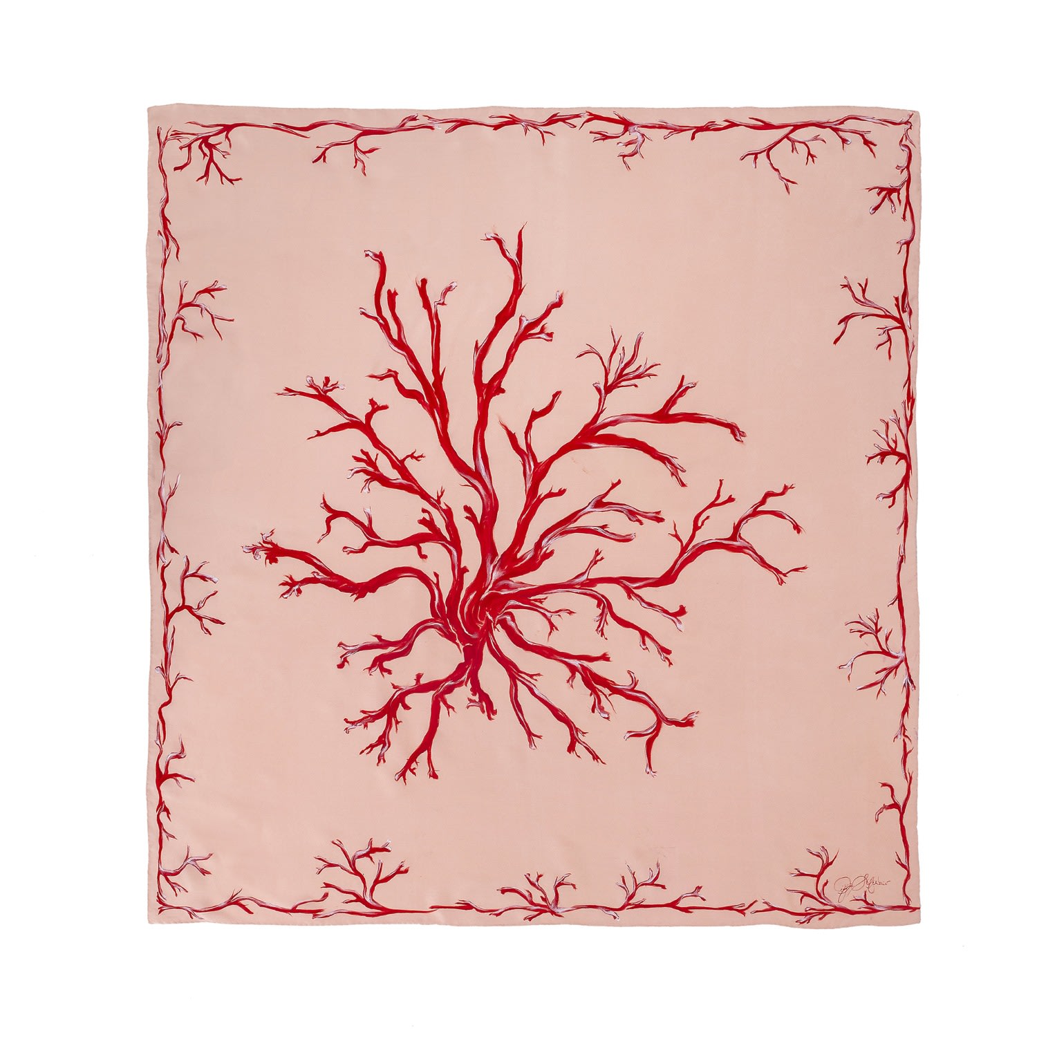 Women’s Coral Vein Scarf Lidija Seferovic