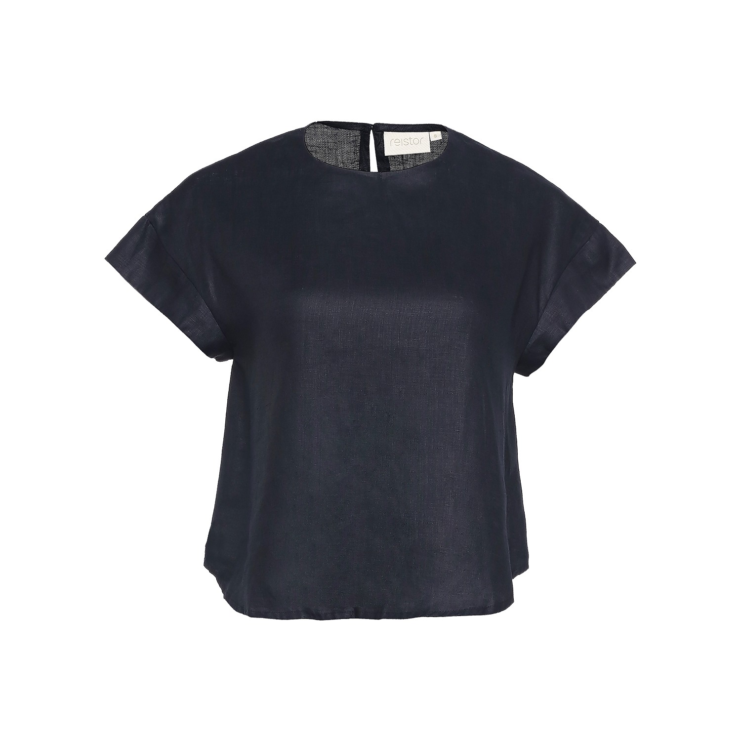 Reistor Women's Sandcastle Saturdays Black Hemp Top In Black