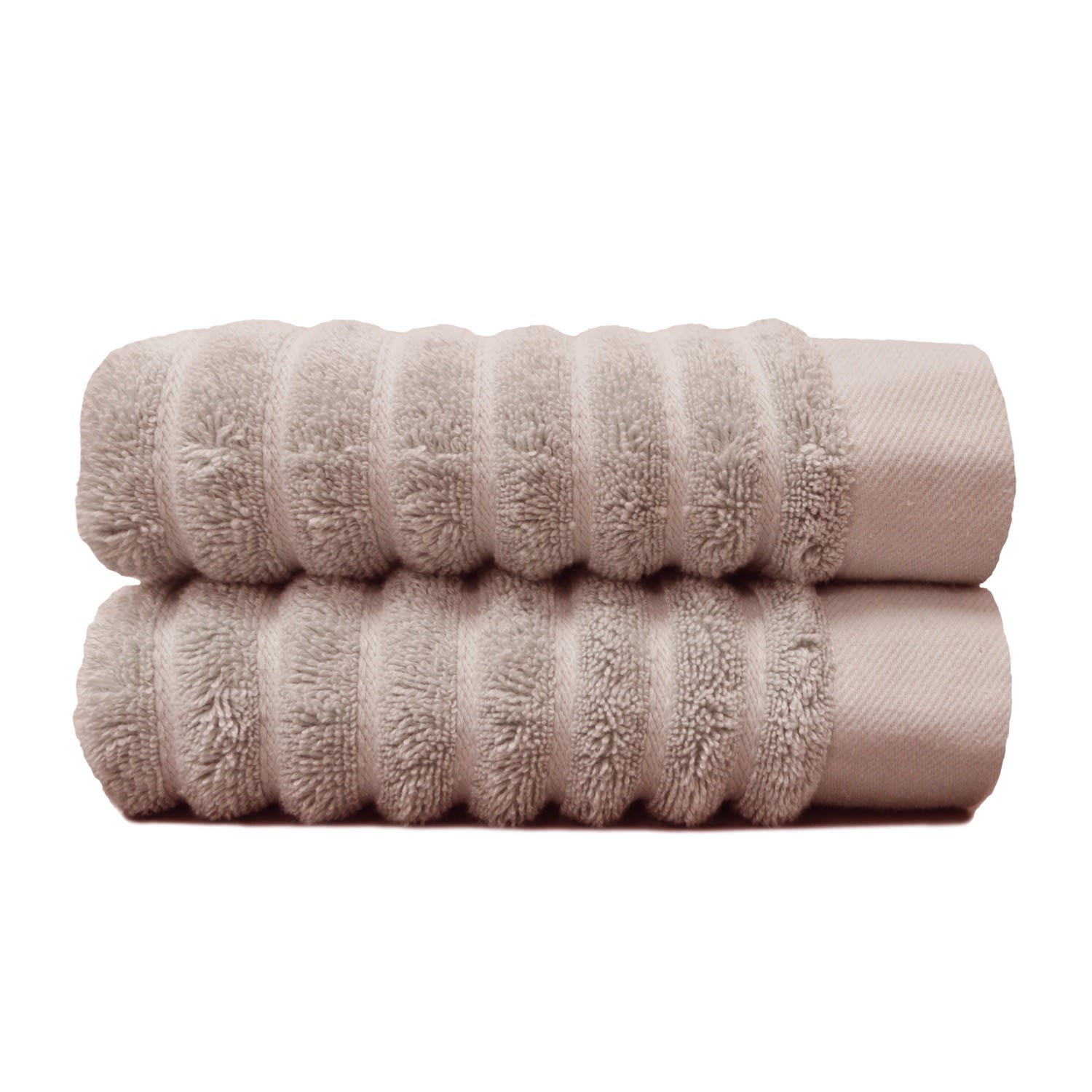 Misona Silver Organic Cotton Bath Towel Set - Light Grey In Silver