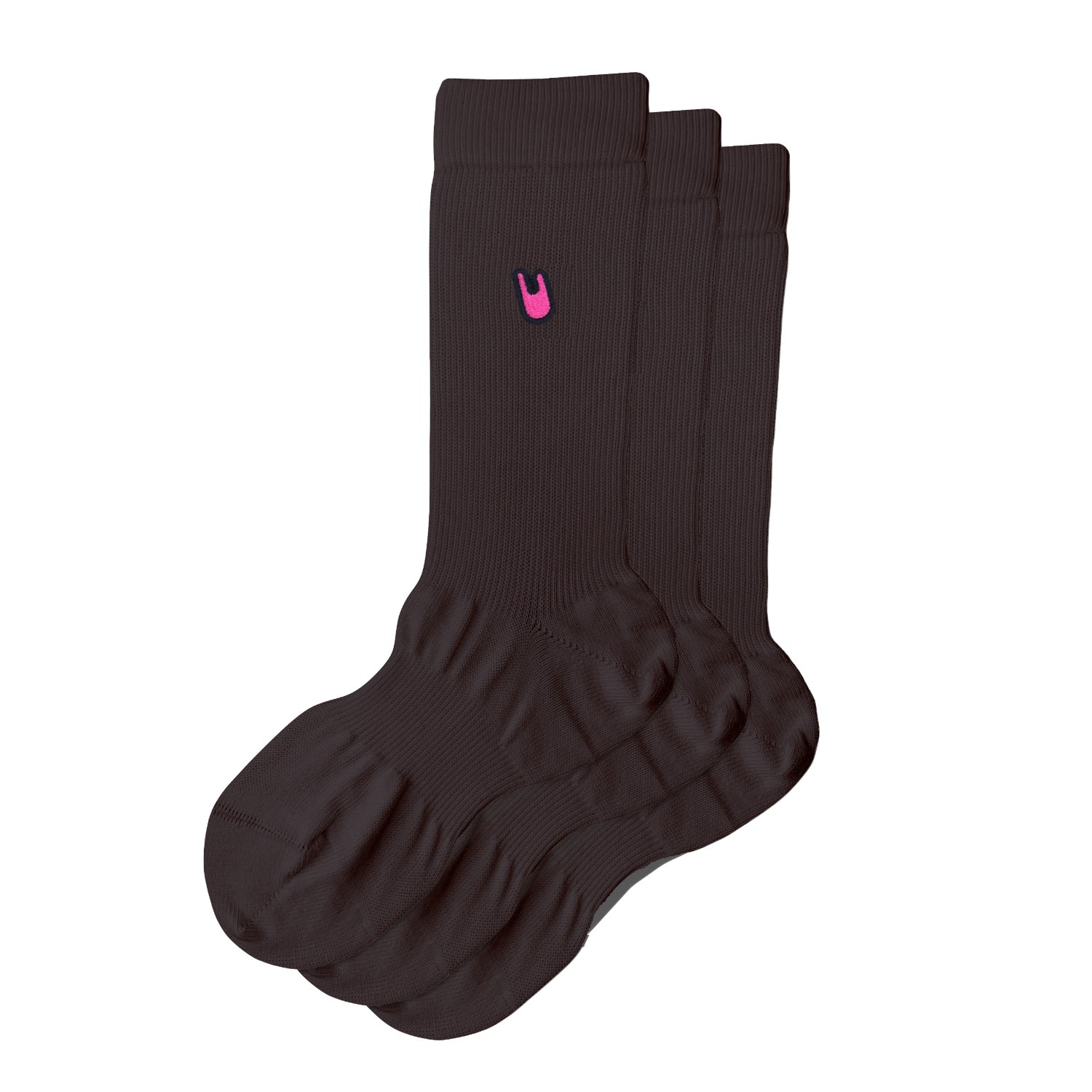 Unless Collective Men's The Zilch Socks - Three Pack - M - Black In Black