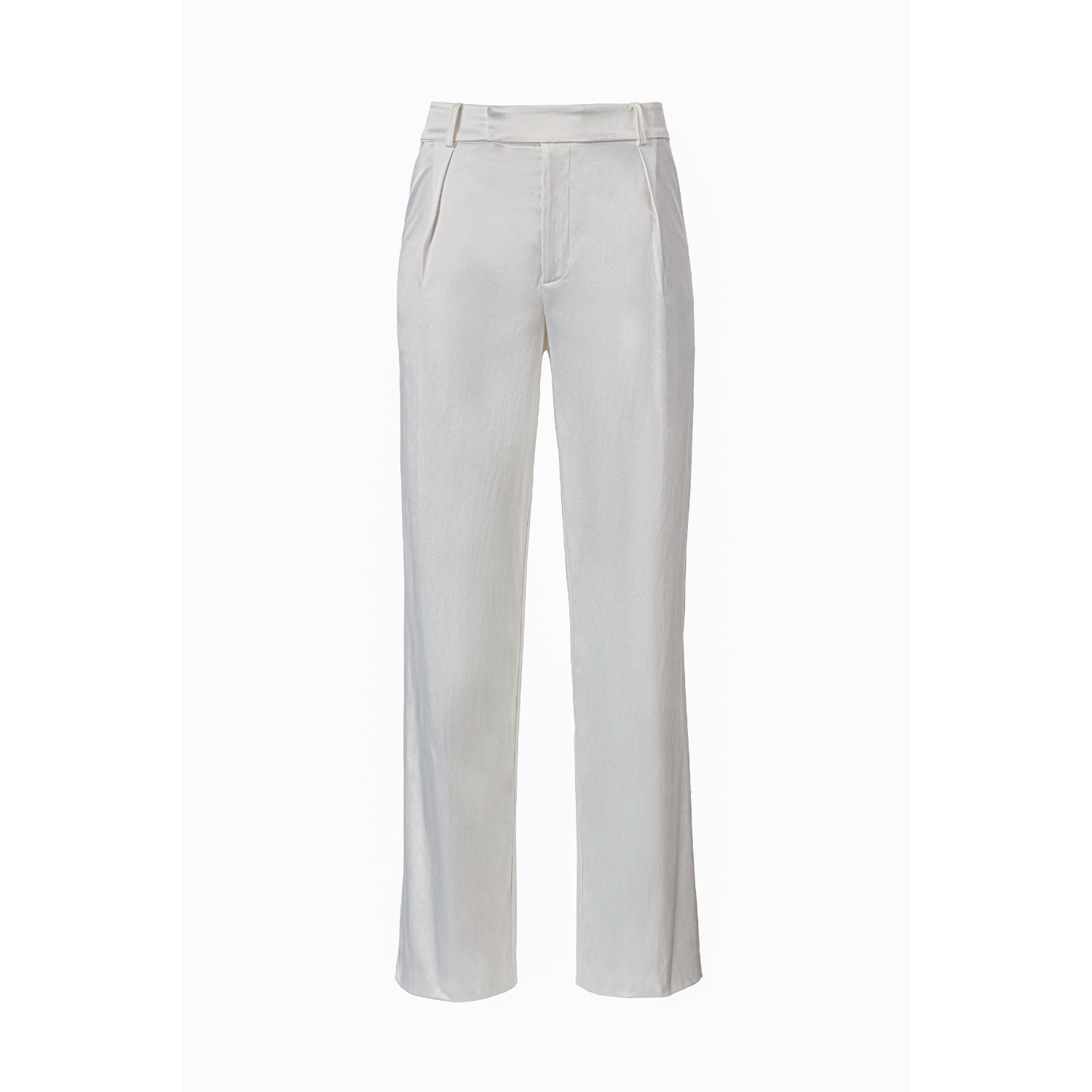 Lita Couture Women's Wide-leg Trousers In White In White