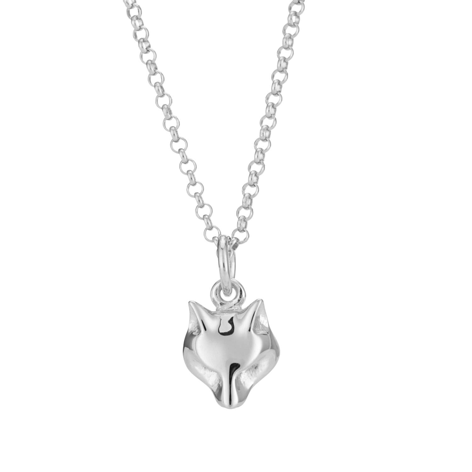 Sterling Silver Fox Necklace Lily Charmed Wolf Badger