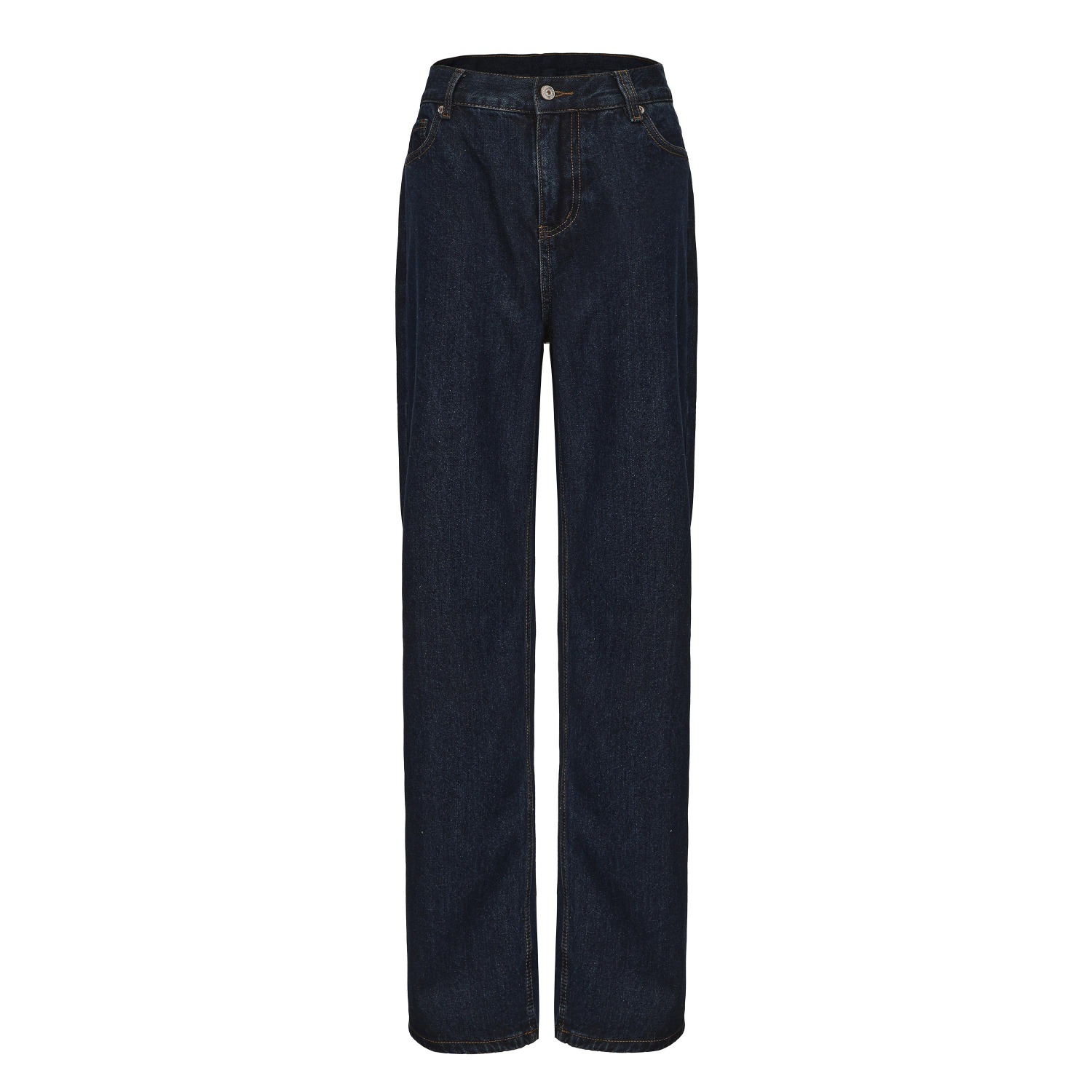 Mute By Jl Dark Blue Straight-leg Jeans