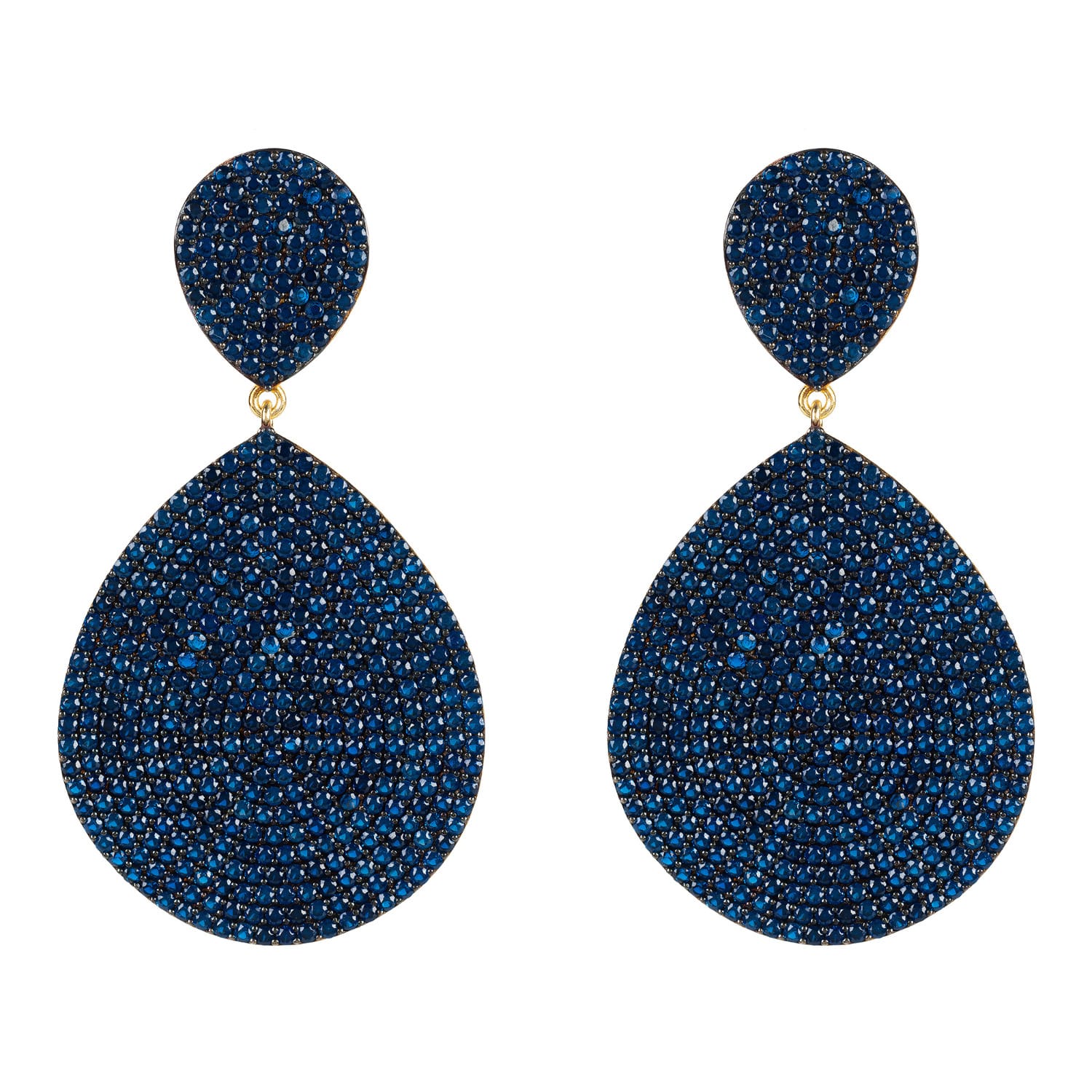 Monte Carlo Earring Blue and Silver