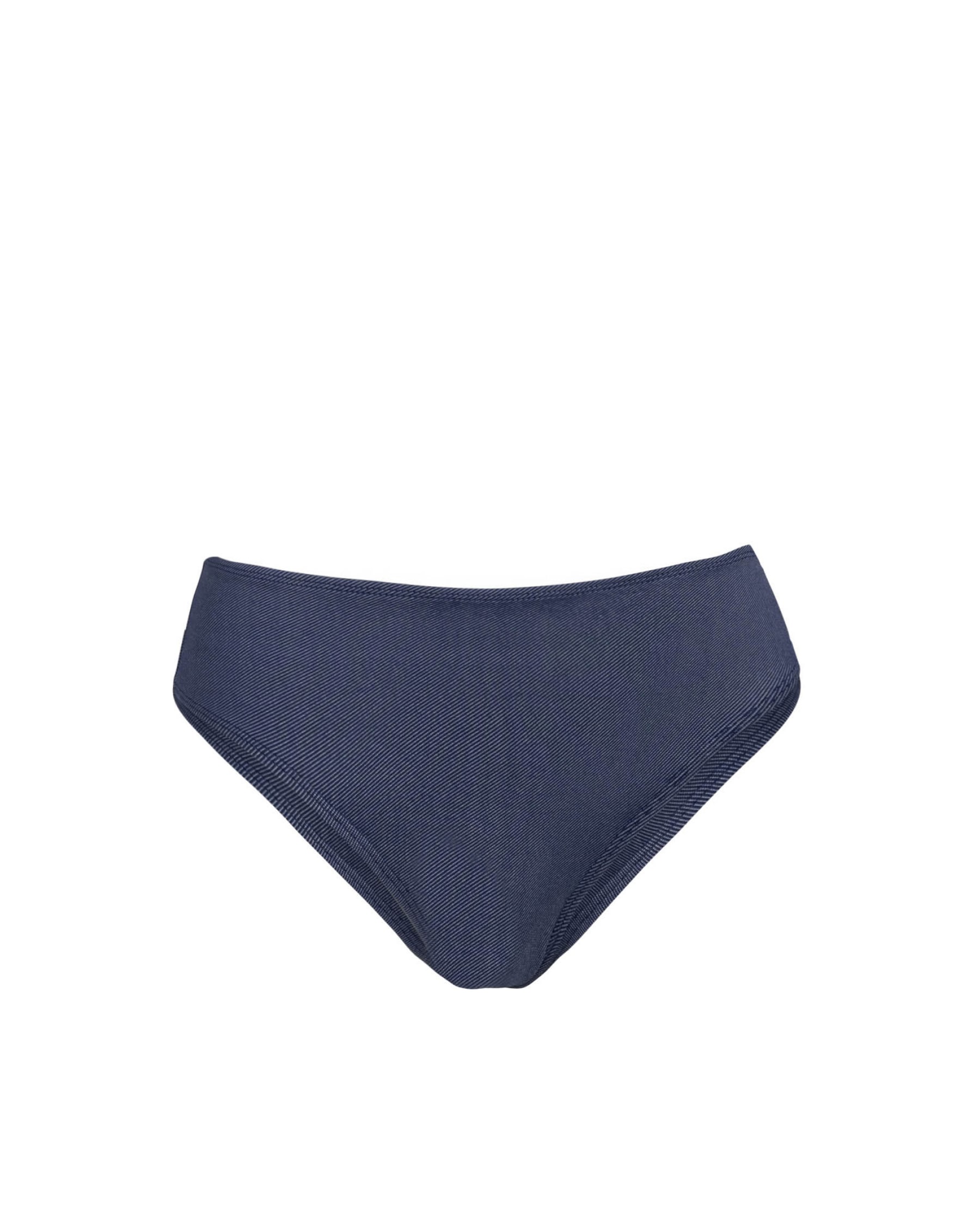 Change Of Scenery Women's Neutrals / Blue Classic Midrise Bottom In Navy Texture