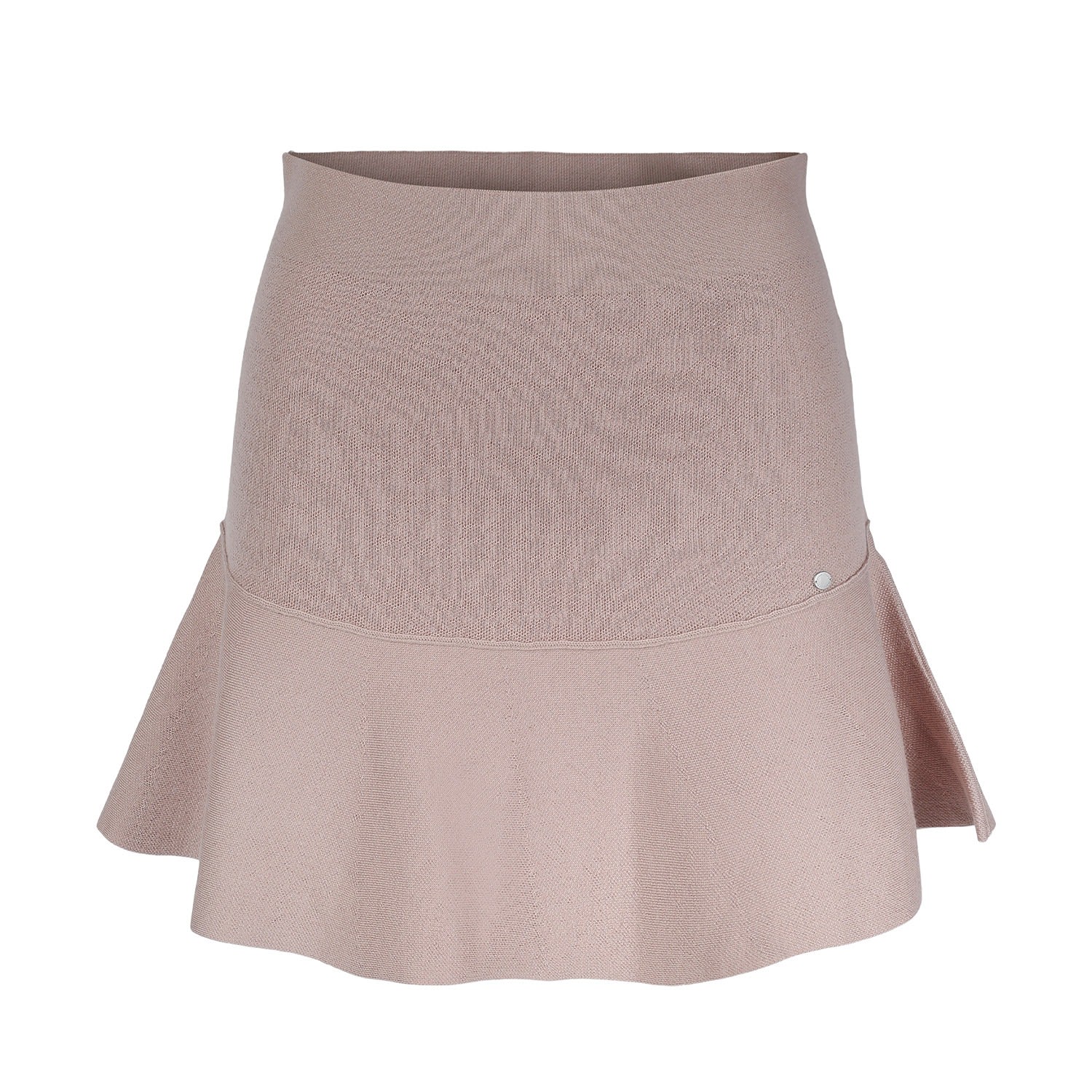 Tirillm Women's "anita" Short Merino Wool Flared Skirt- Neutrals In Beige
