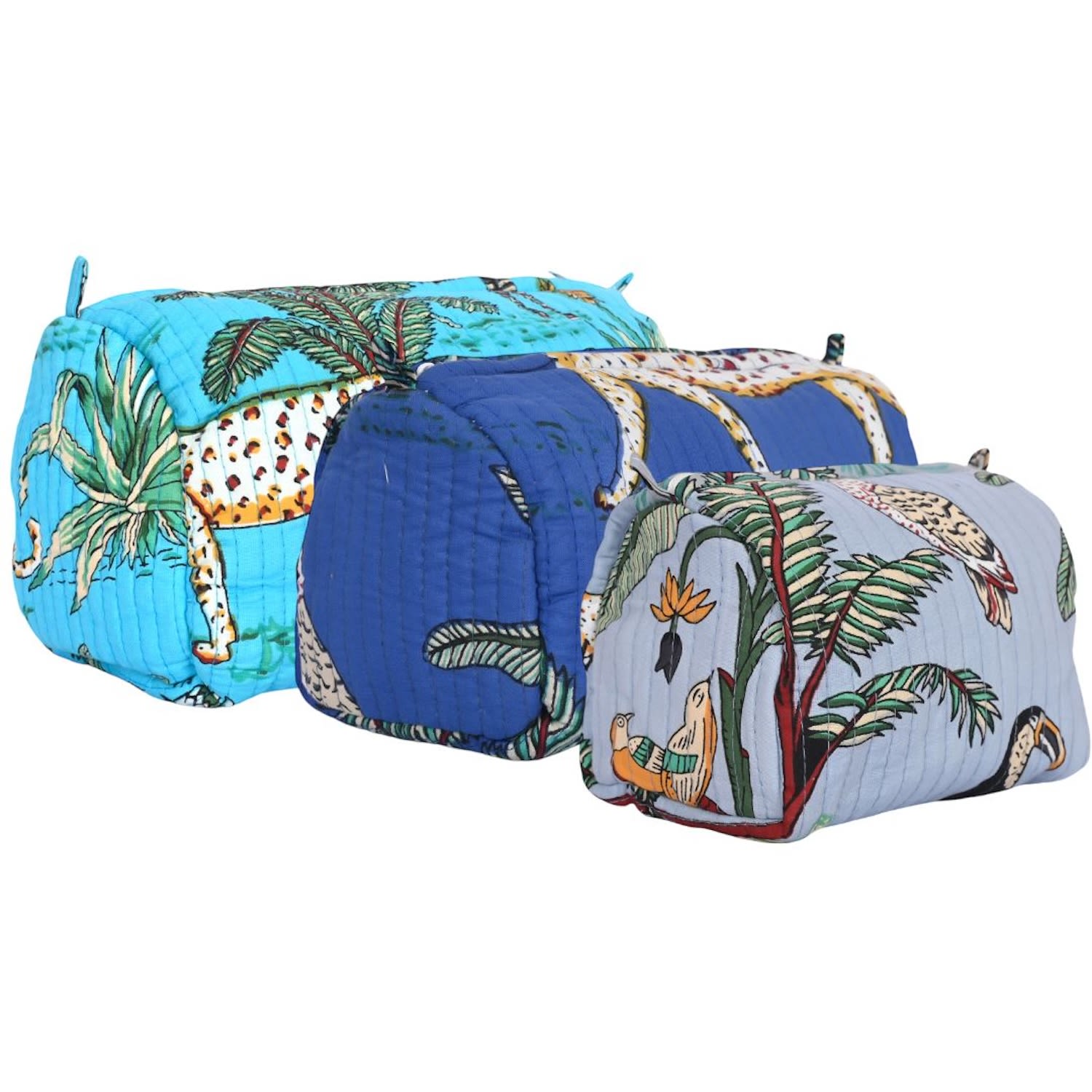 Blue / Grey The Mixed Jungle Travel Set In Marine | Conscious Yoga Collective