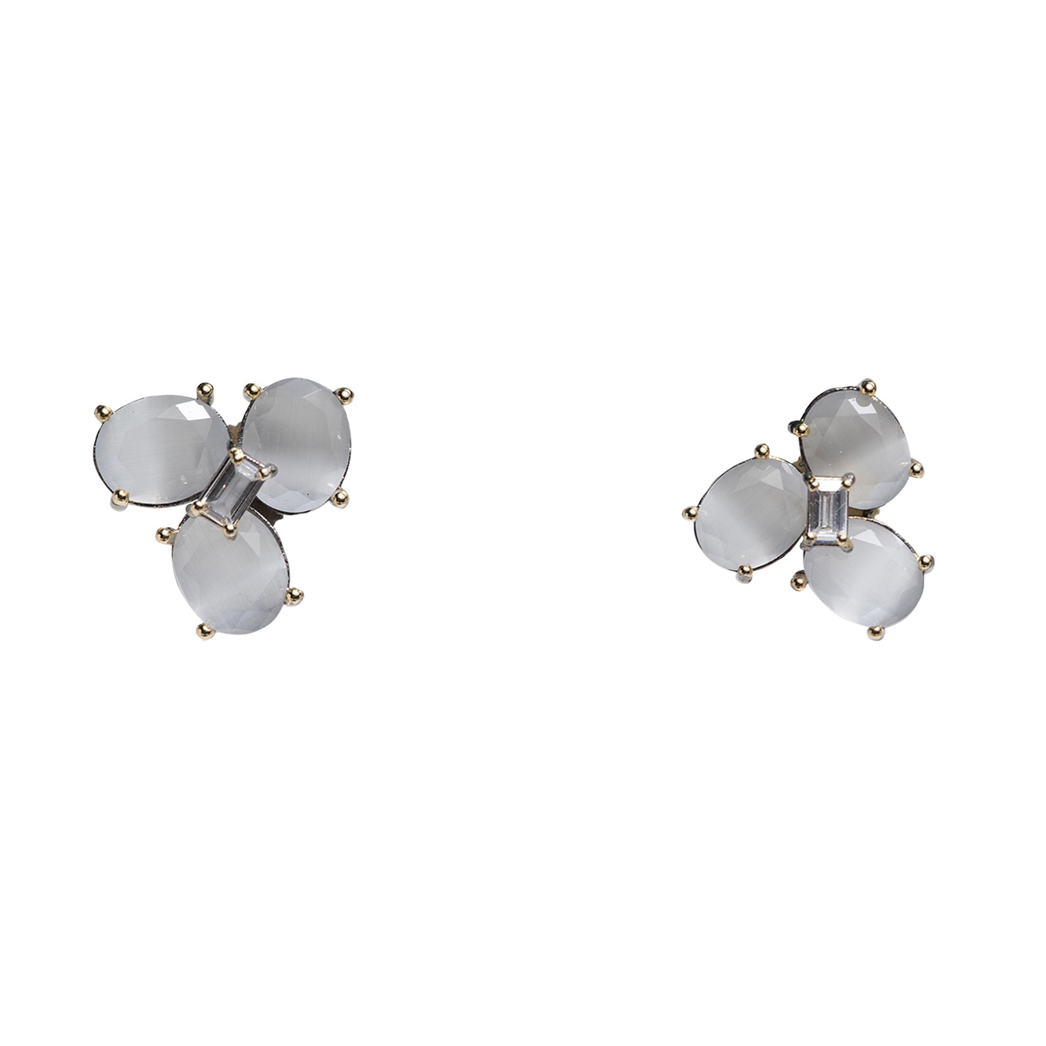 Women’s Grey Amara Earrings Veronica Tharmalingam