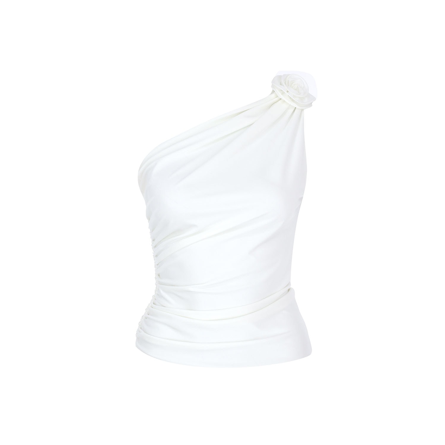 Herfetch Women's White Lotus Top-white In White