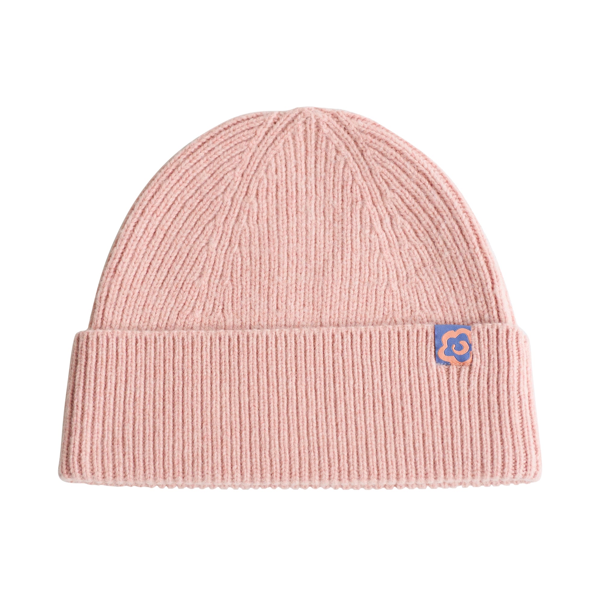 Women’s Pink / Purple "Extra Fine Marino" Wool Knit Beanie Hat - Pale Pink Lost Pattern Nyc