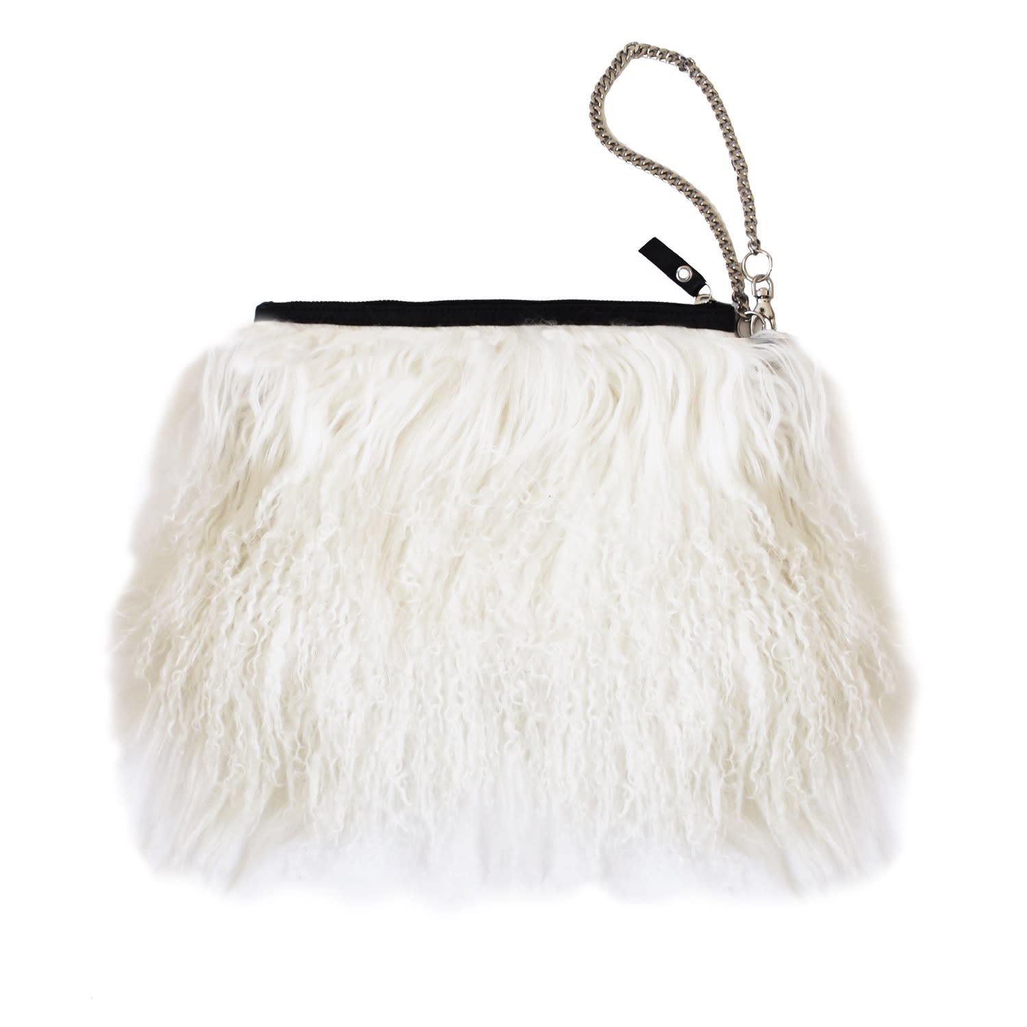 fluffy clutch bag