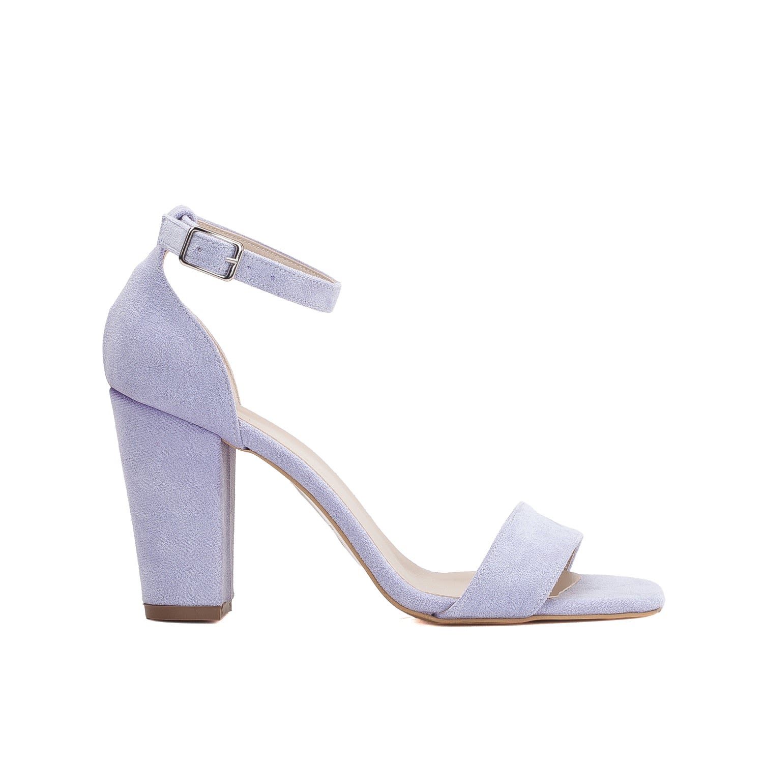 Forever & Always Shoes Women's Pink / Purple Jess - Lilac Suede Sandals In Pink/purple