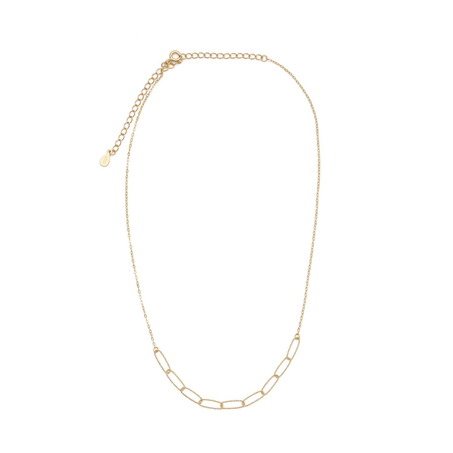 Women’s Mini Chain Necklace Gold Shabella Nyc