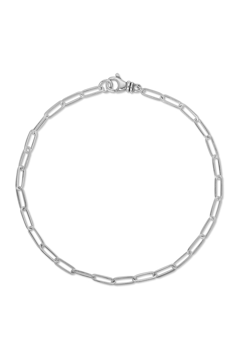 Men’s Seoul Sterling Silver Paperclip Chain Bracelet Naiia