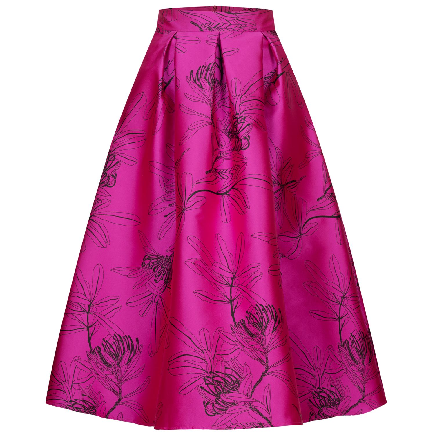 Laurina Skirt Pink Shadow Flower Print main image 1