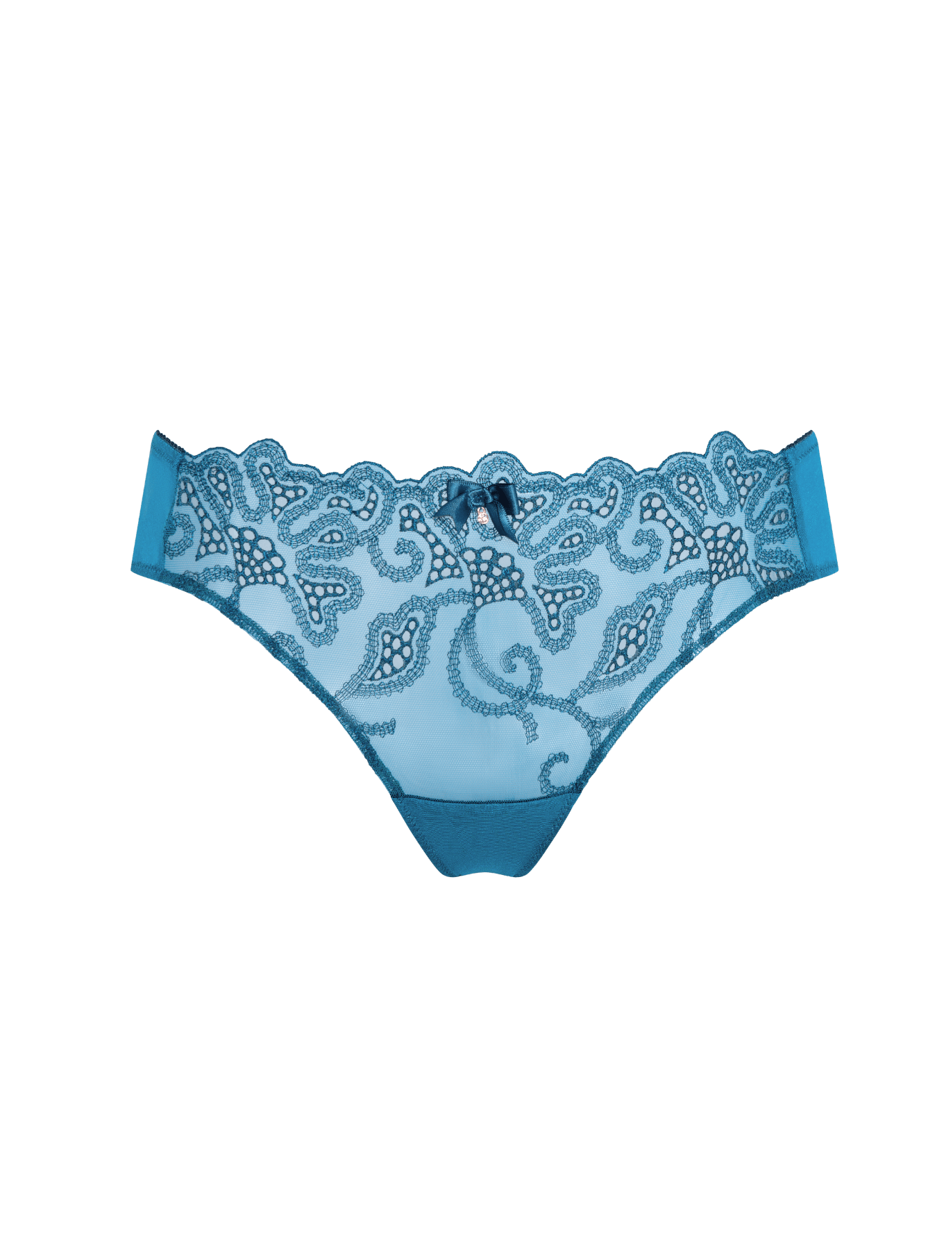 Bonbon Lingerie Women's Blue Nixie Full Brief In Blue