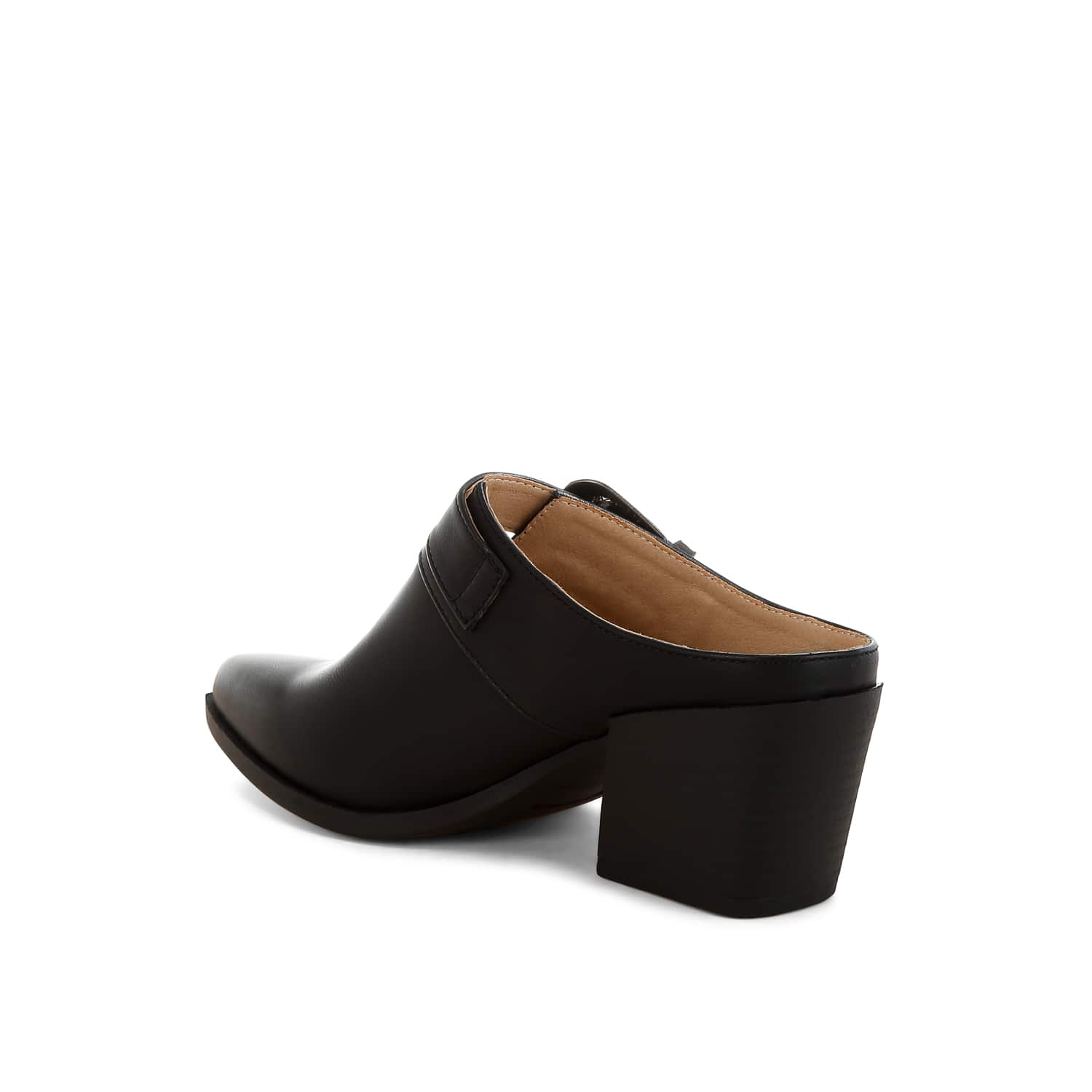 Holler Carved Buckle Statement Mules In Black By Rag & Co | Rag
