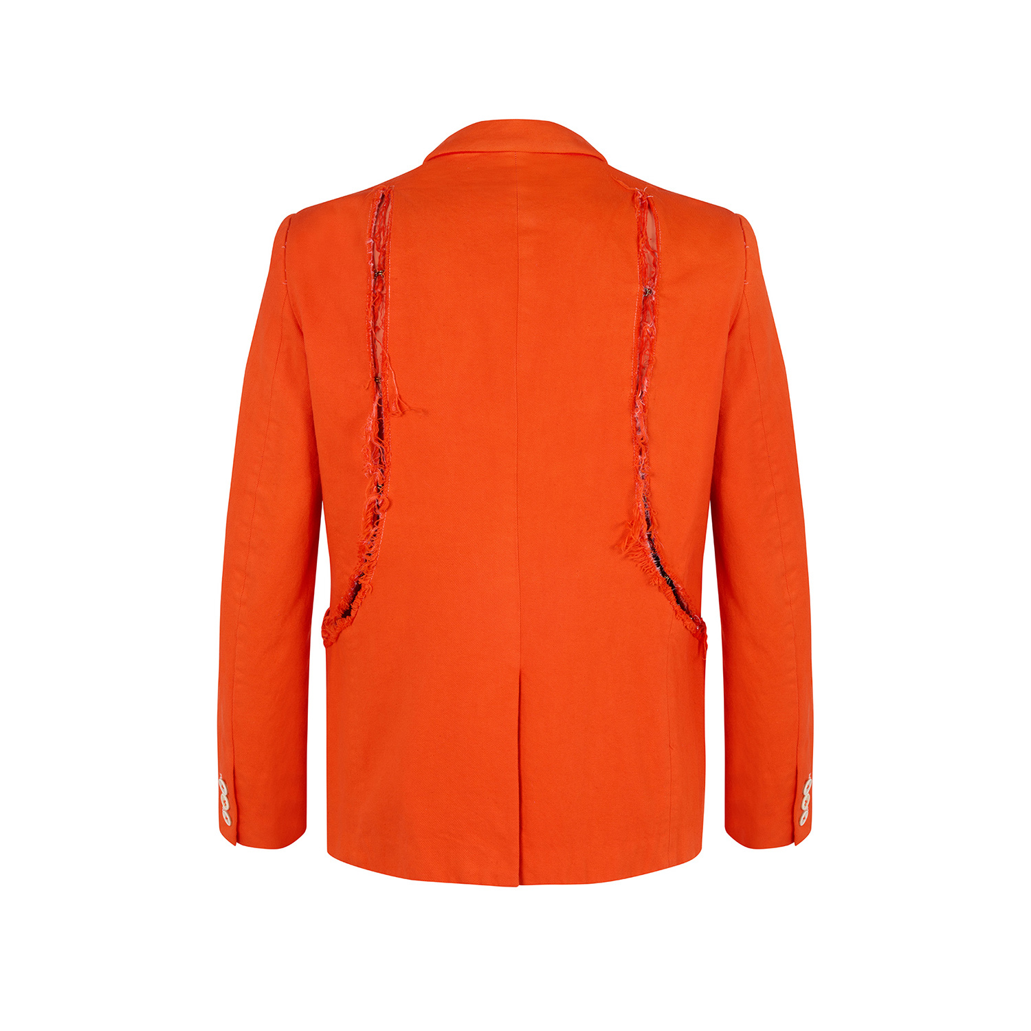 Aya Design Women's Vintage Tailored Jacket In Orange