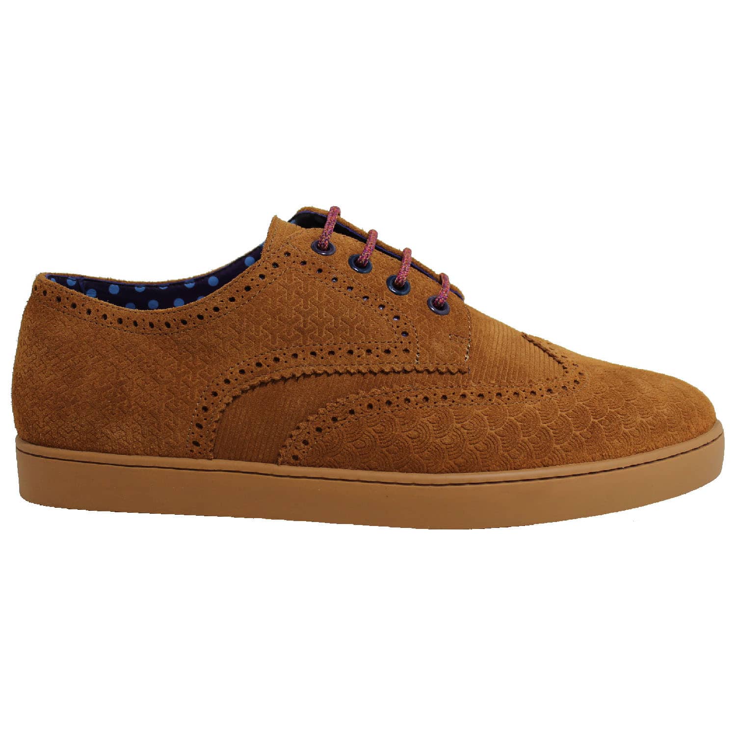 Peacock Brogue Sneaker In | Lords of Harlech | Wolf &