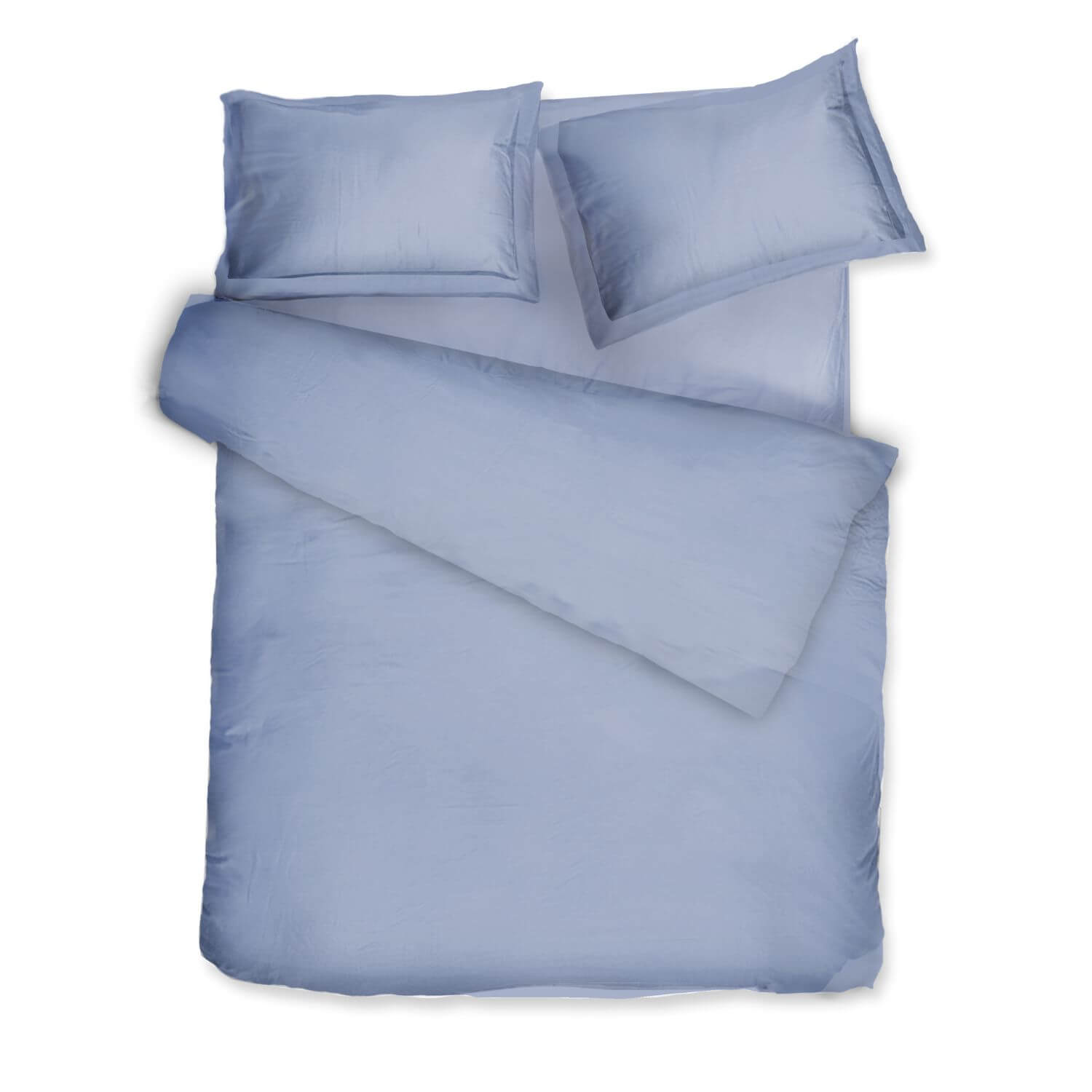 Decoflux Home Cotton Bedding Set French Blue Uk Single, Us Twin
