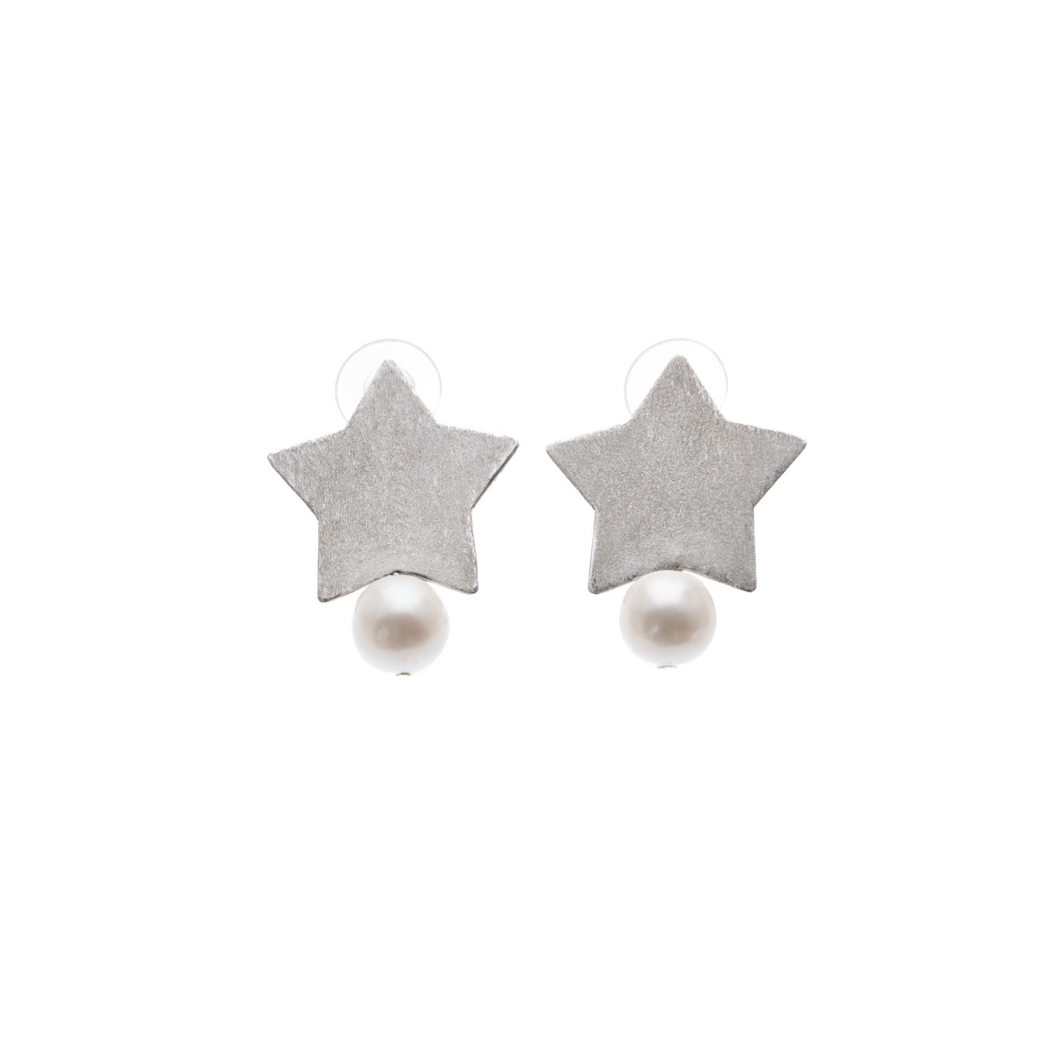 Silver Moon Women's Pearl Sterling Silver Earrings – Nova
