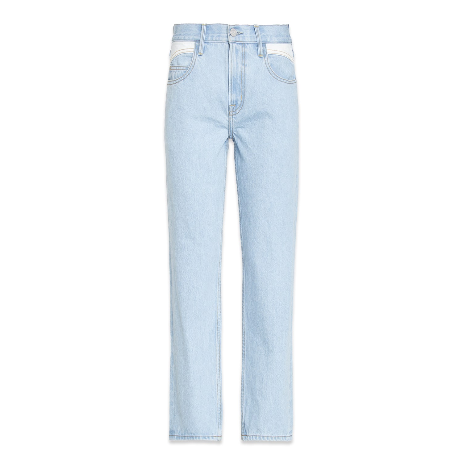 Shop Noend Denim Blue Elena Relaxed Tapered