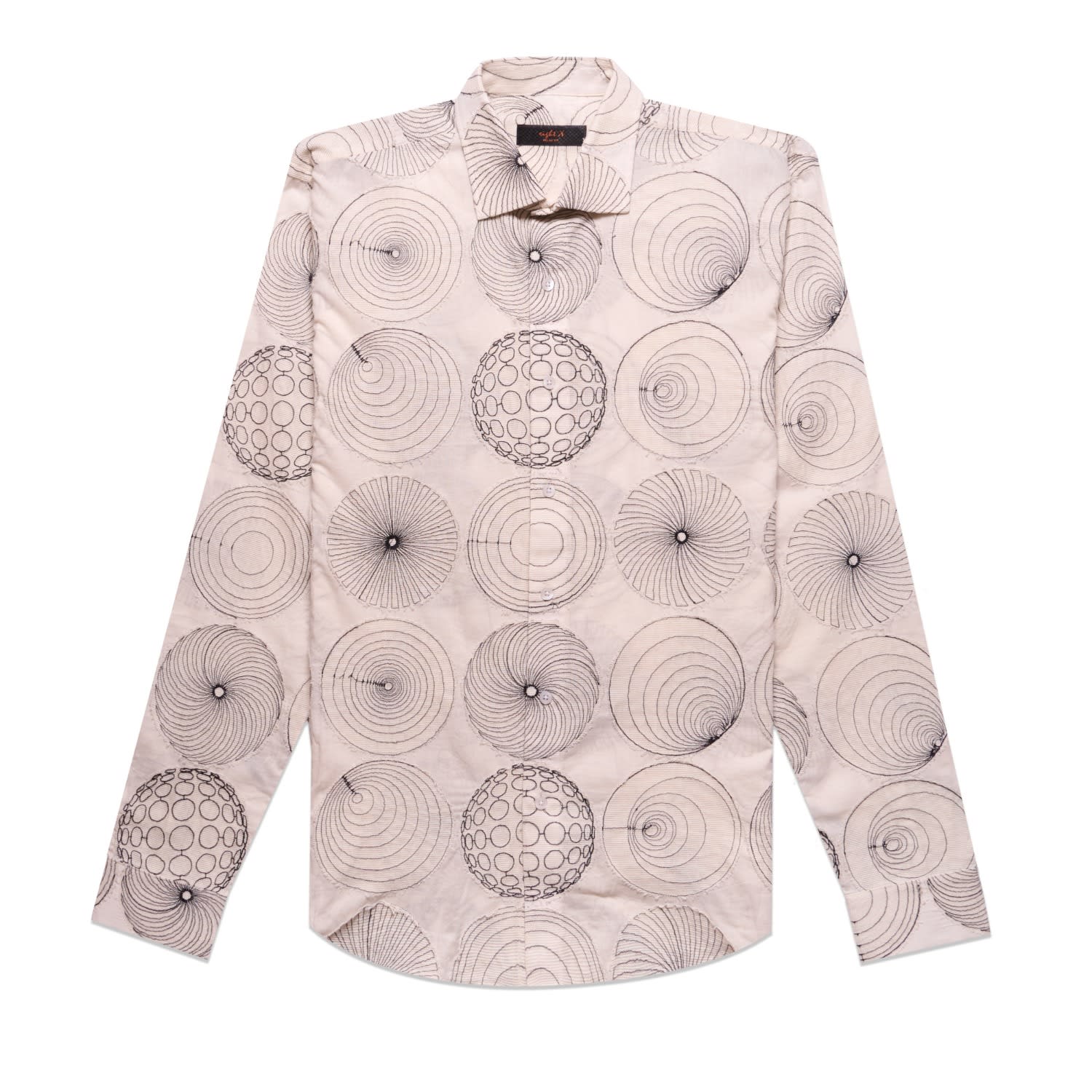 Eight X Men's Neutrals Leonardo Artisan Editon Button Up Shirt
