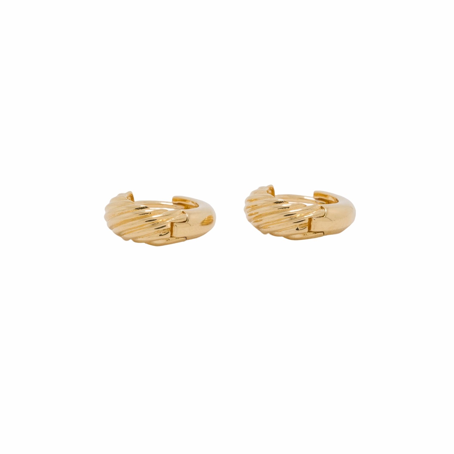 Women’s Nausicaa Gold Small Huggie Earrings Frida & Florence