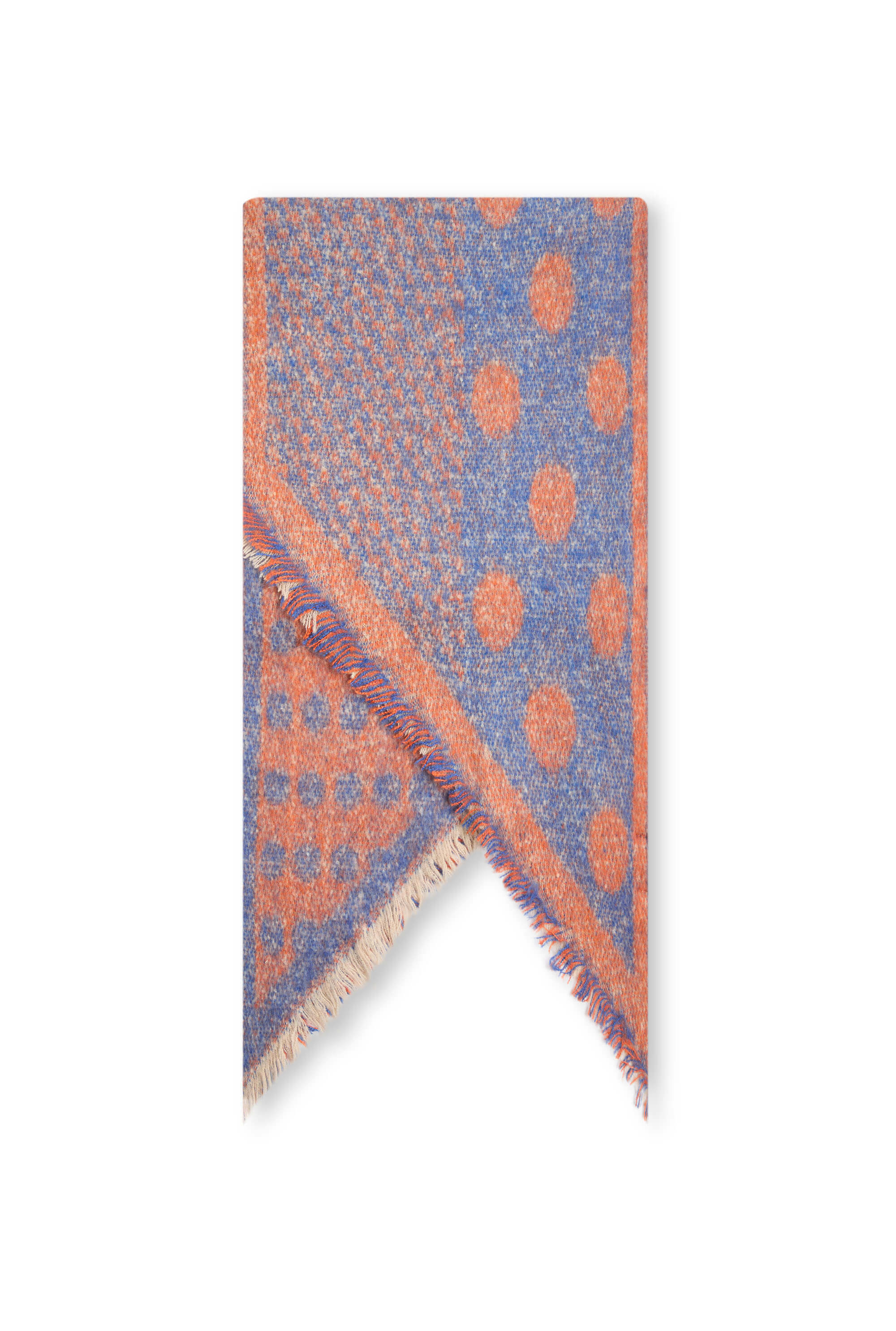 James Lakeland Women's Yellow / Orange Polka Dot Orange Scarf In Yellow/orange