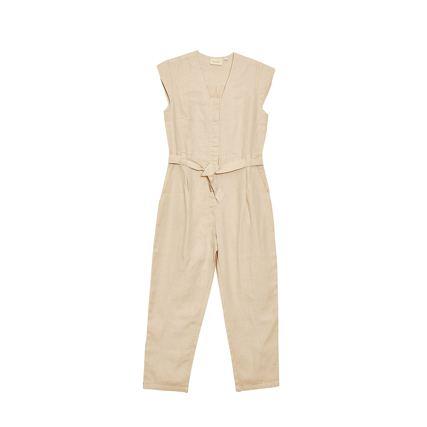 Reistor Women's Brown Evening Chai Sand Jumpsuit In Brown