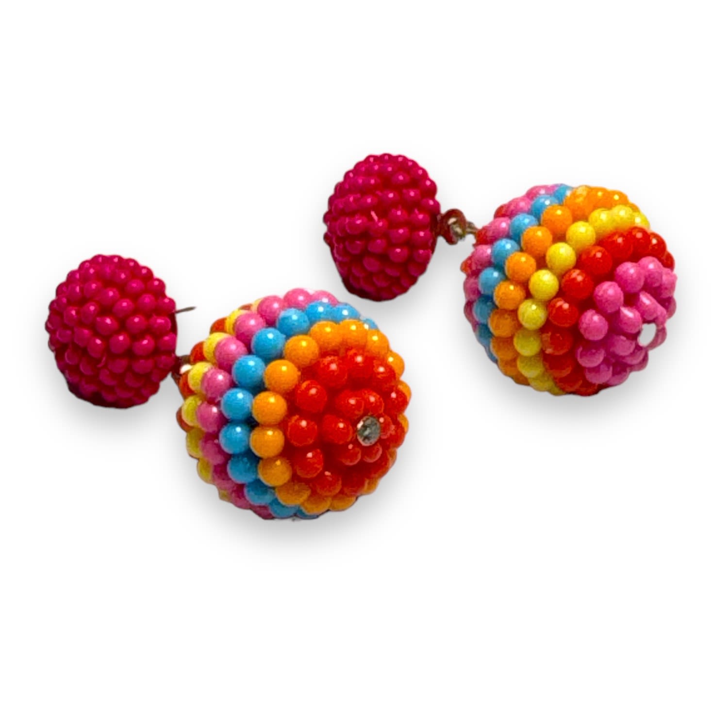 Women’s Pink Holiday Bon Bons Earrings Serabondy