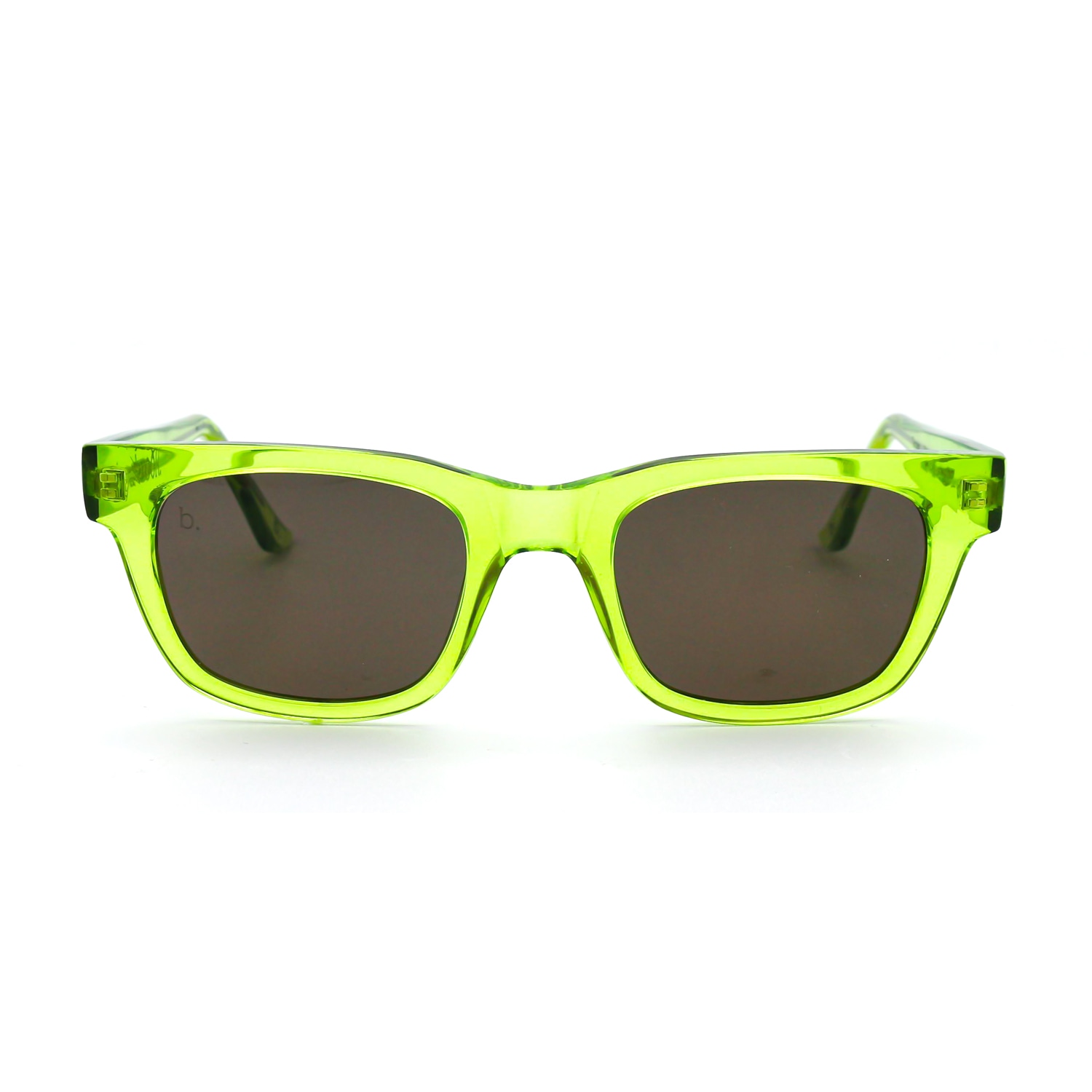 Women’s Green The Tucson Sunglasses In Crystal Lime One Size Brook Eyewear