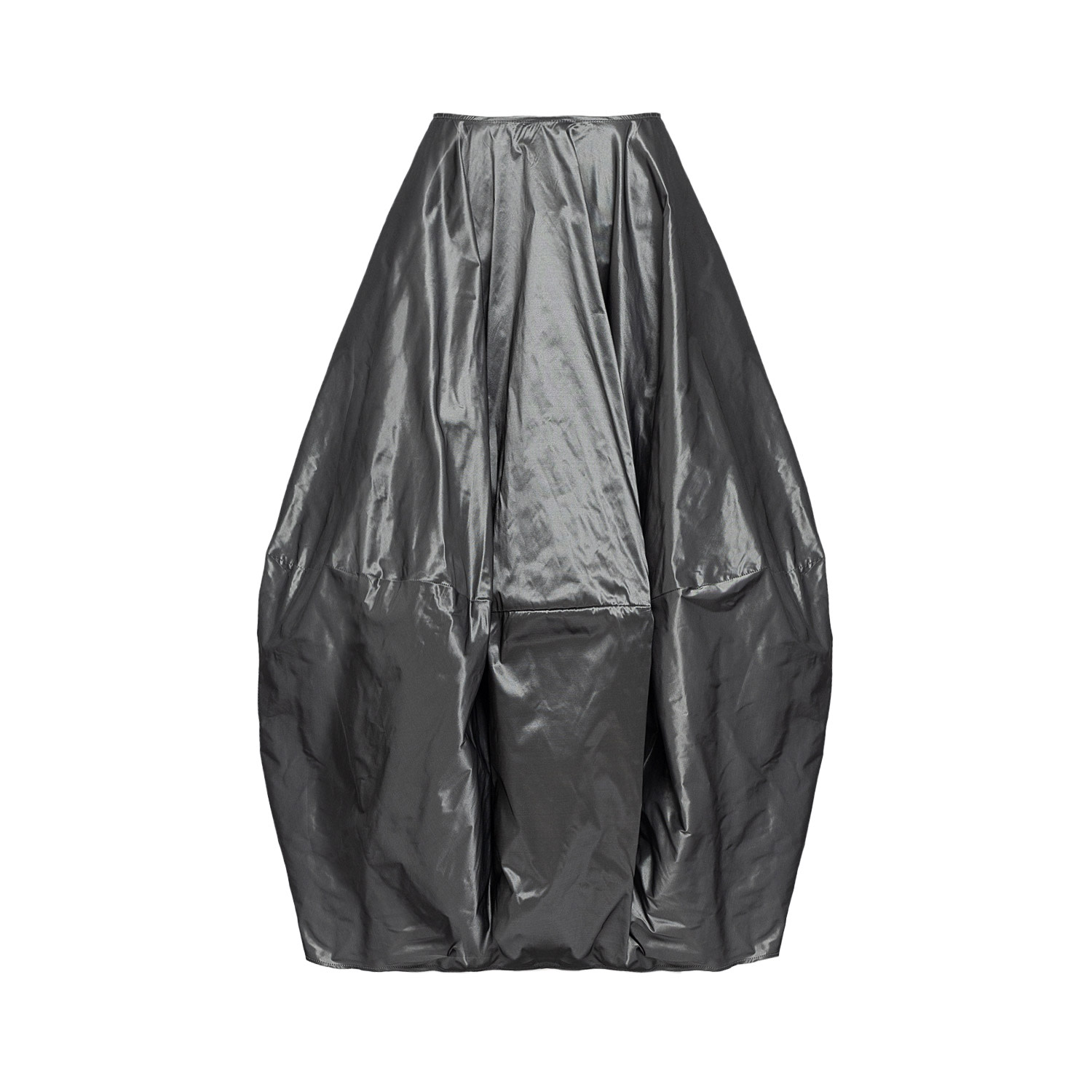 Bianca Popp Women's Imperial Skirt In Silver Taffeta In Silver