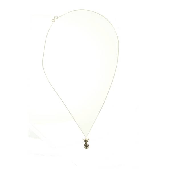 GUCCI WOMEN'S PINEAPPLE NECKLACE SILVER