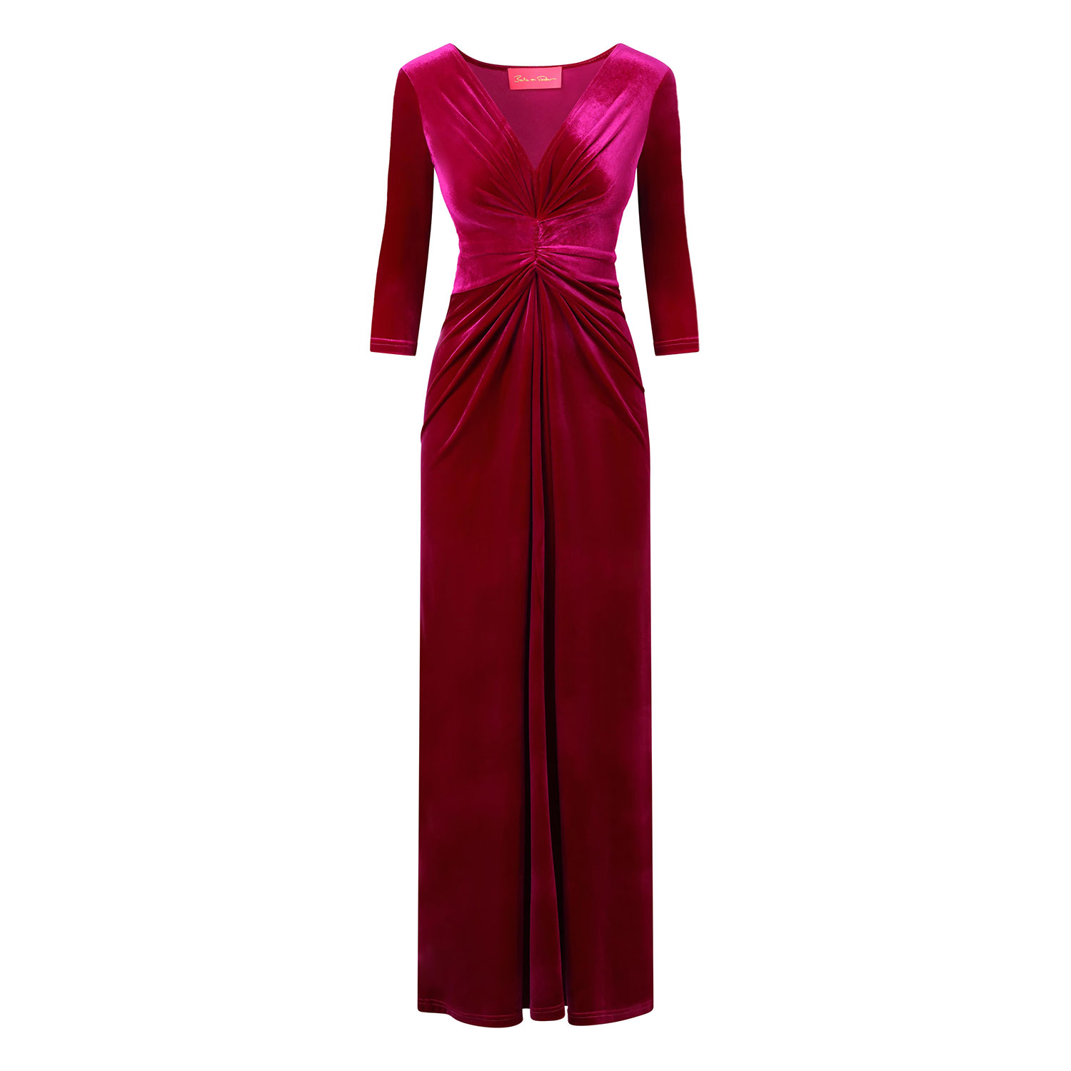 Women’s Pink / Purple Pink Velvet Lola Maxi Dress Extra Small Beatrice Von Tresckow