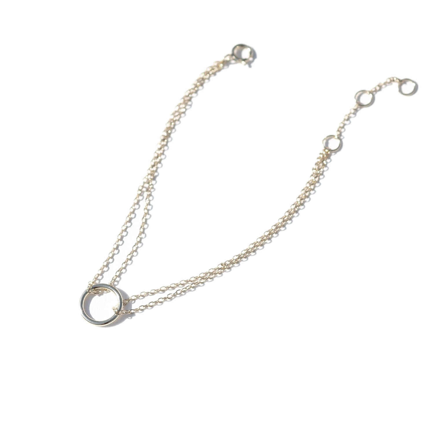 Women's Forever Circle Bracelet - 14K White Gold | Vicstonenyc Fine Jewelry