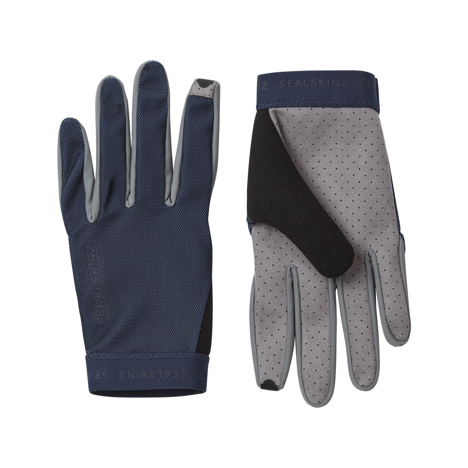 Monza Deerskin Driving Gloves for Men Hand Sewn in Navy Blue 