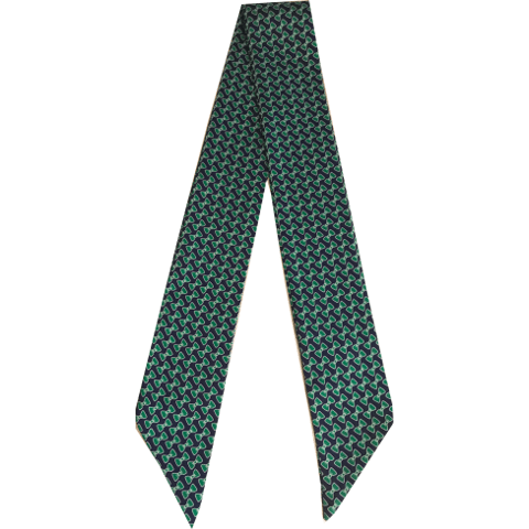 Lazyjack Press Women's Blue The Belvedere Scarf: All Tied Up In Blue